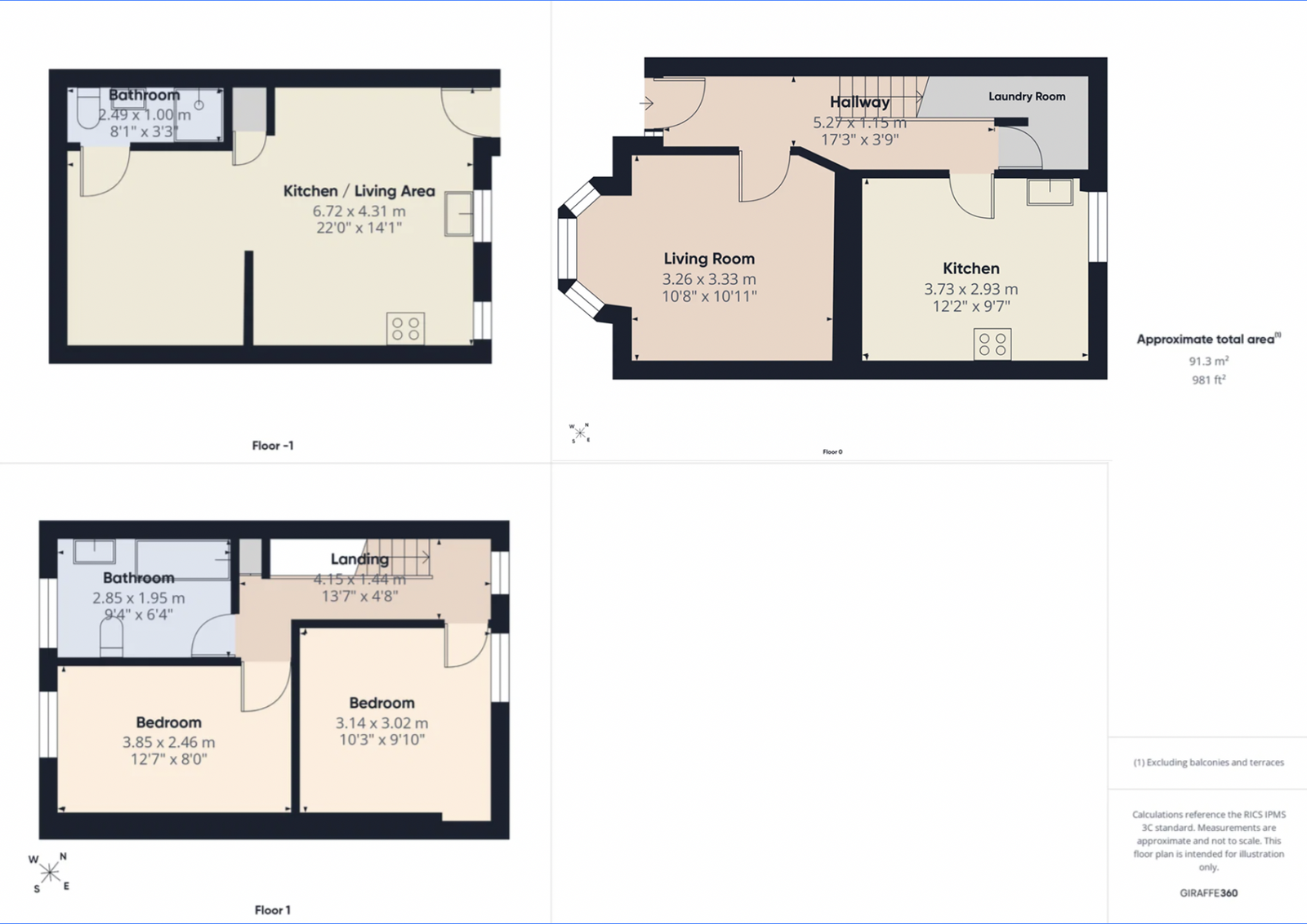 Sherwell Lane, Torquay floorplan