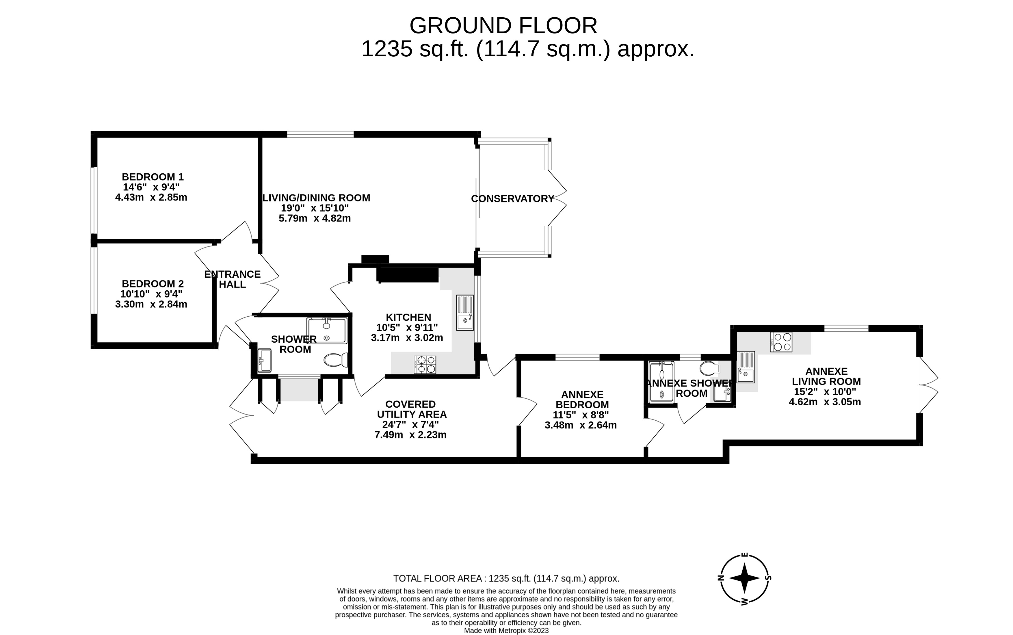 Queensmead, Pagham, Bognor Regis, West Sussex, PO21 floorplan