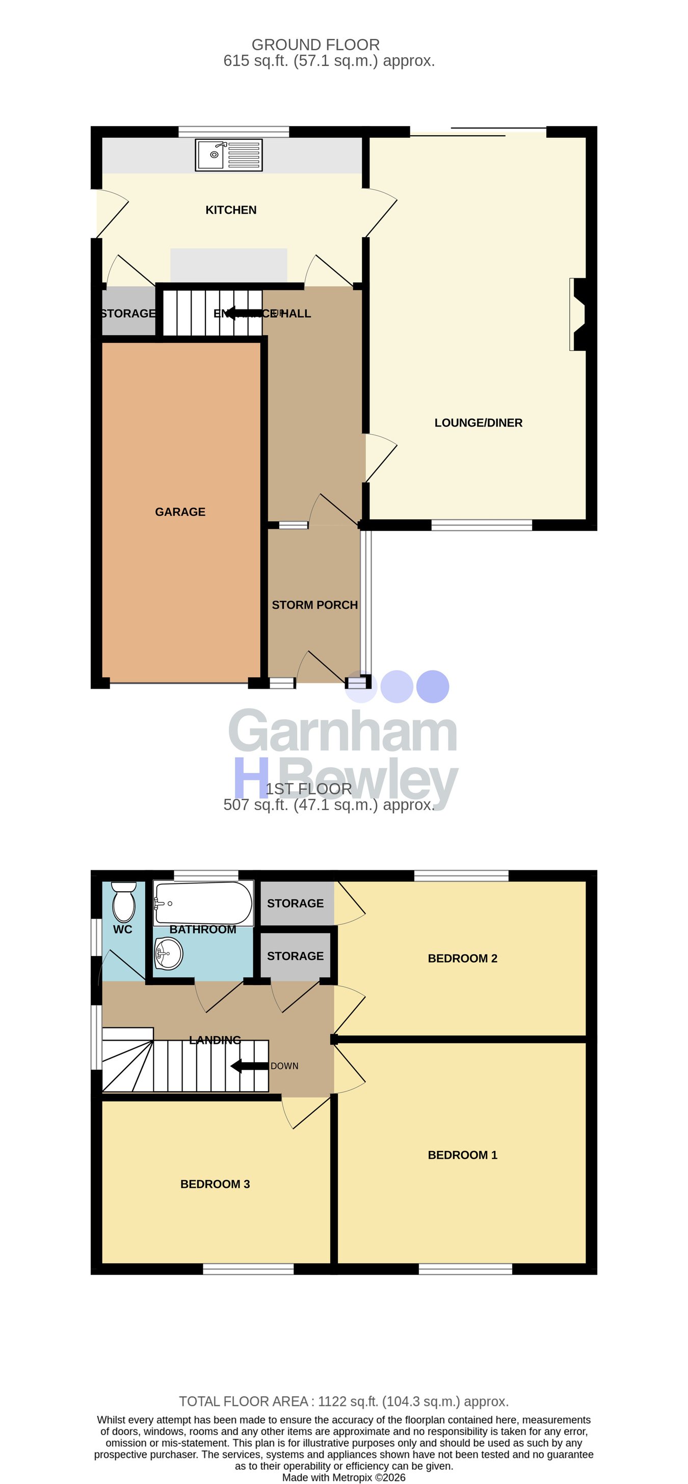 8, Rectory Field, Hartfield floorplan