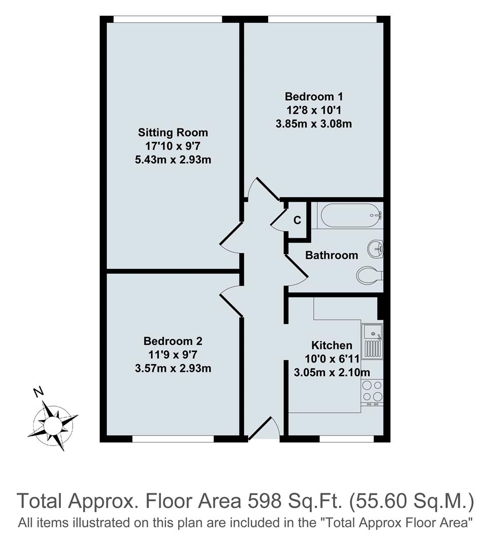 Common View, Main Street, Grove, Wantage OX12, 2 bedroom flat to rent