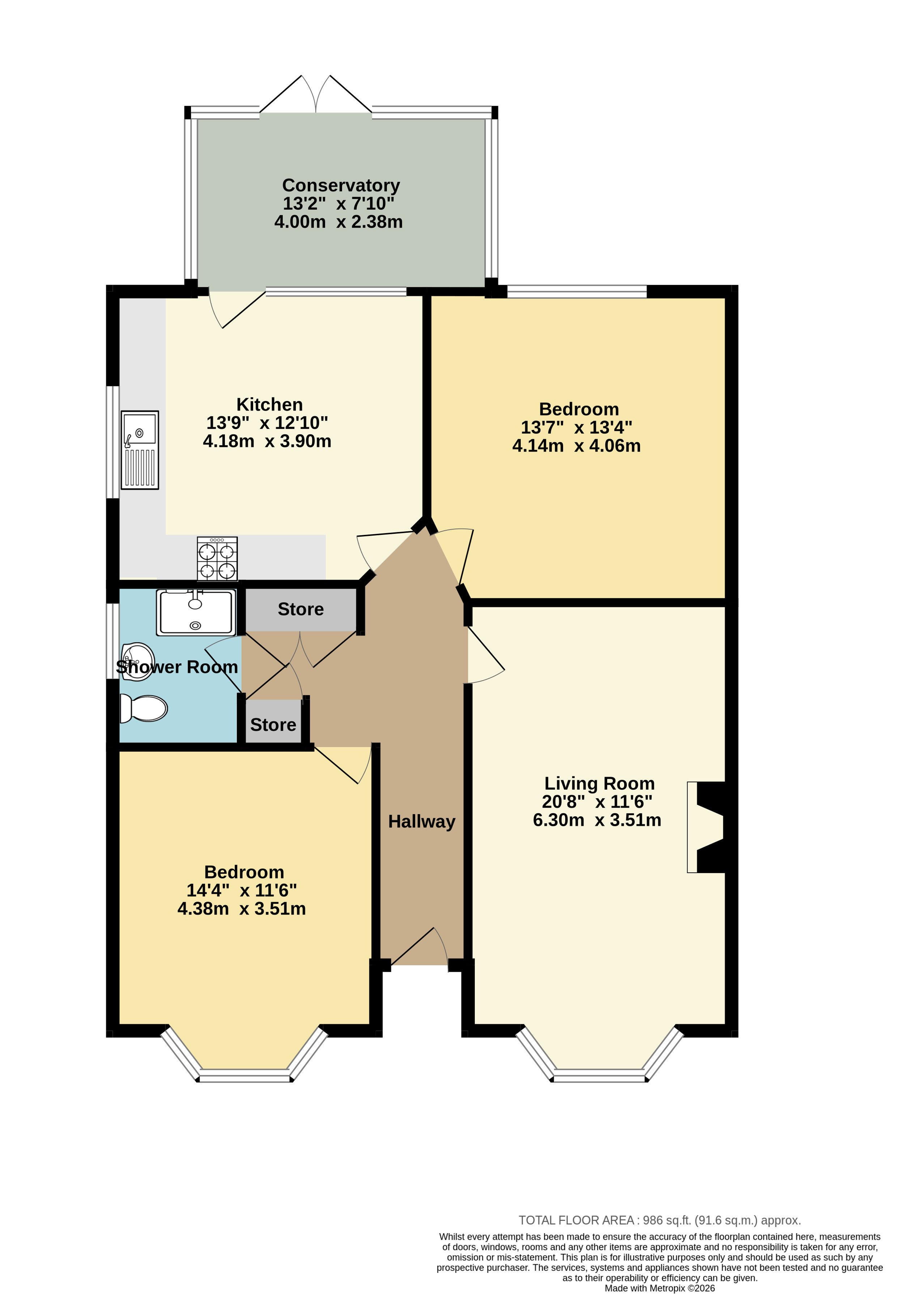 16, Old Green Road, Broadstairs floorplan