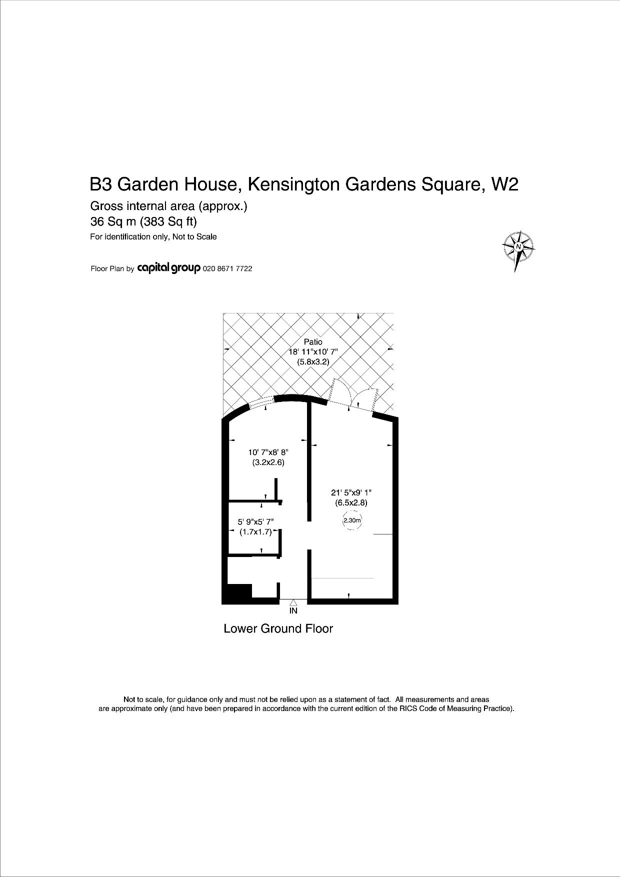 Kensington Gardens Square Garden House London W2 1 Bedroom Flat