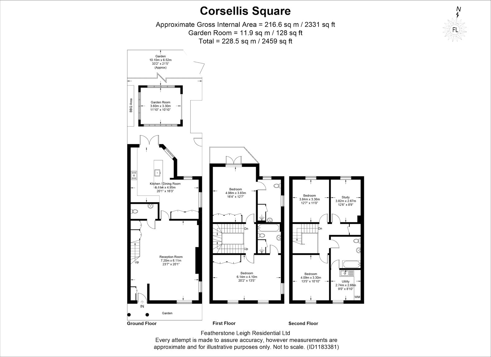 10, Corsellis Square, Twickenham floorplan