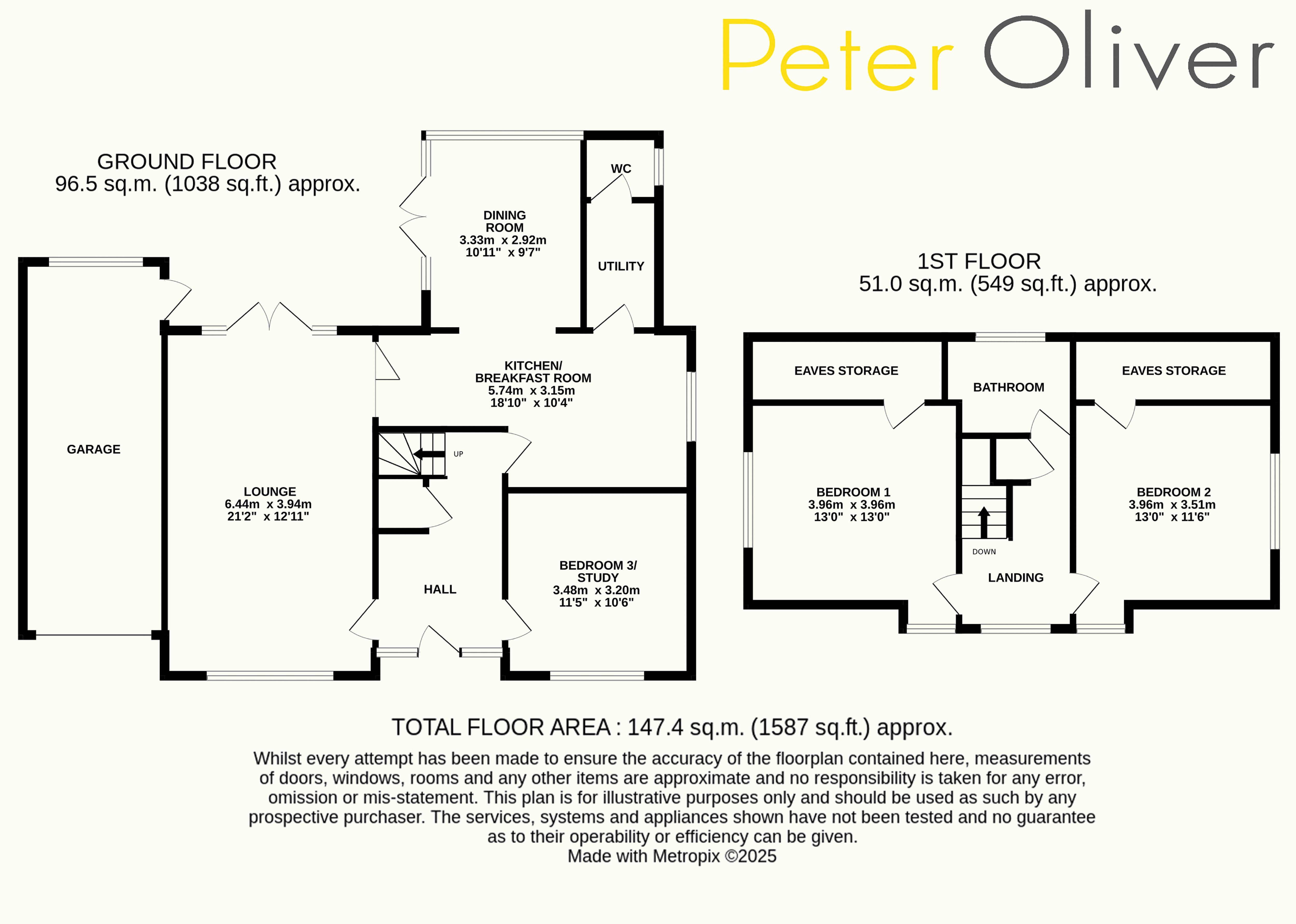 22, Uplands Park, Heathfield floorplan