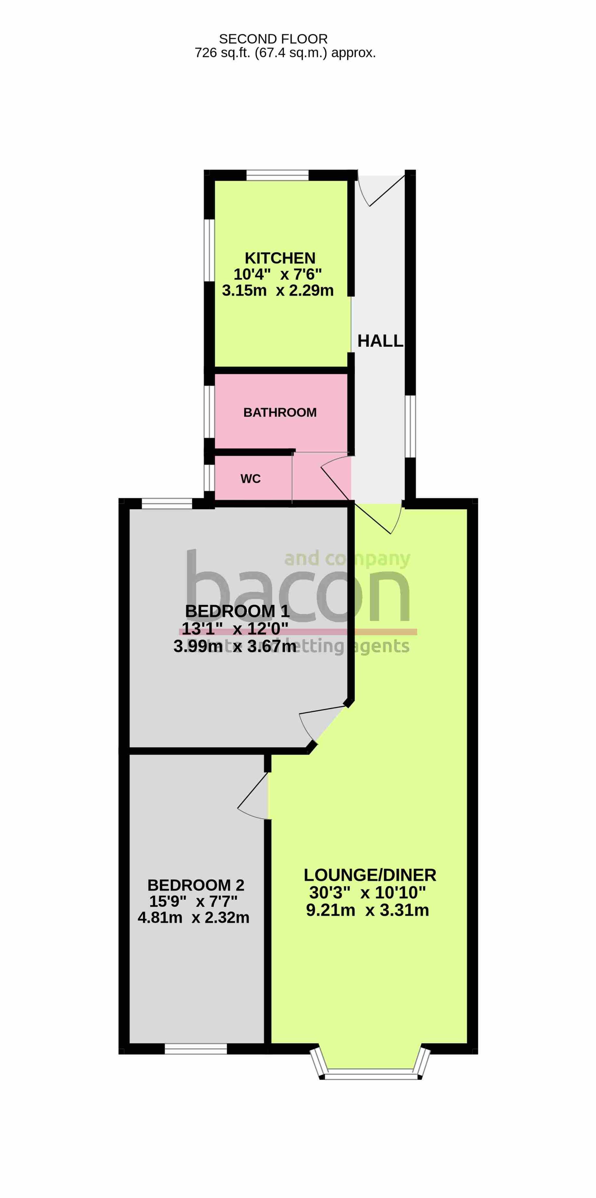 1 Lincoln Court, Lancing floorplan