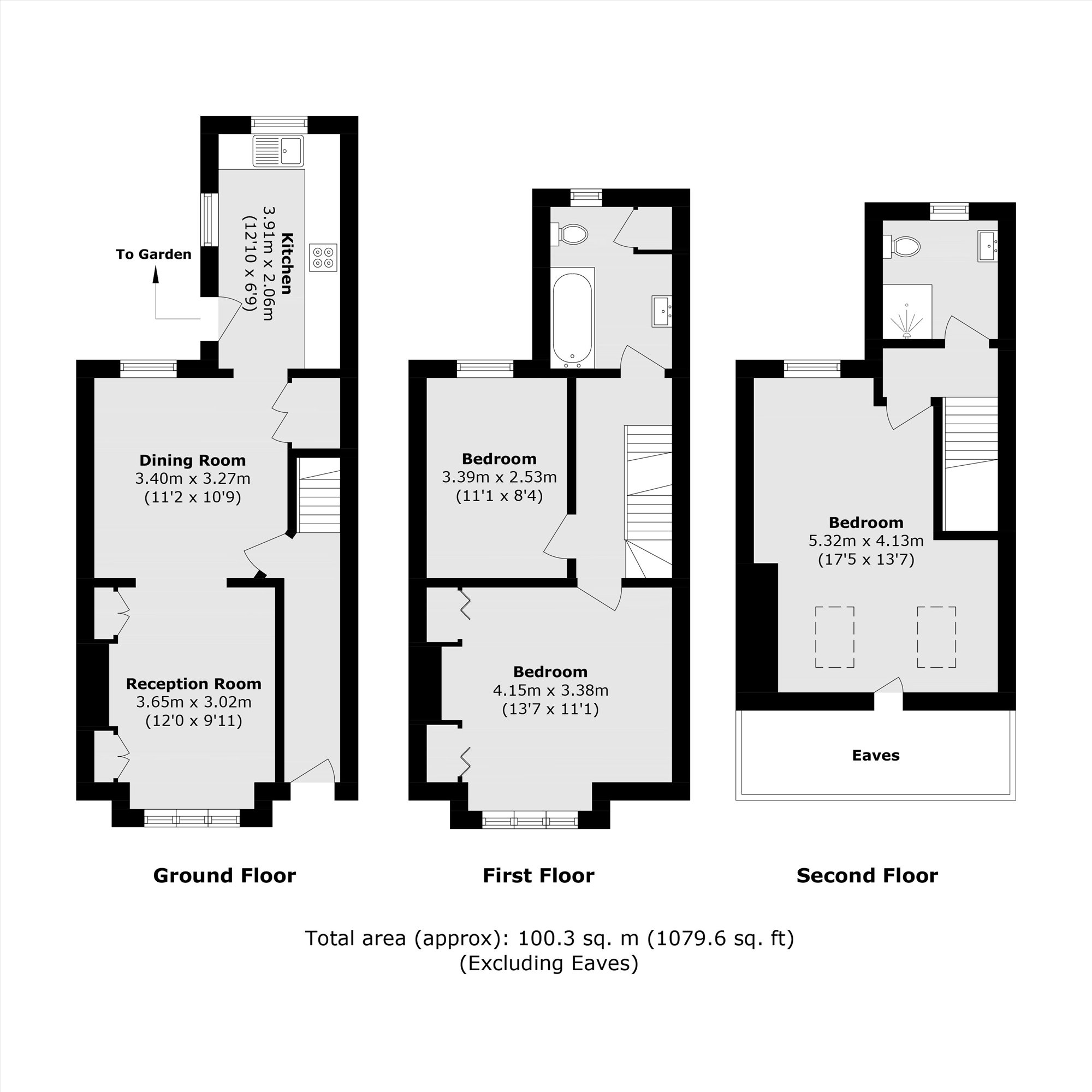 35, George Road, New Malden floorplan