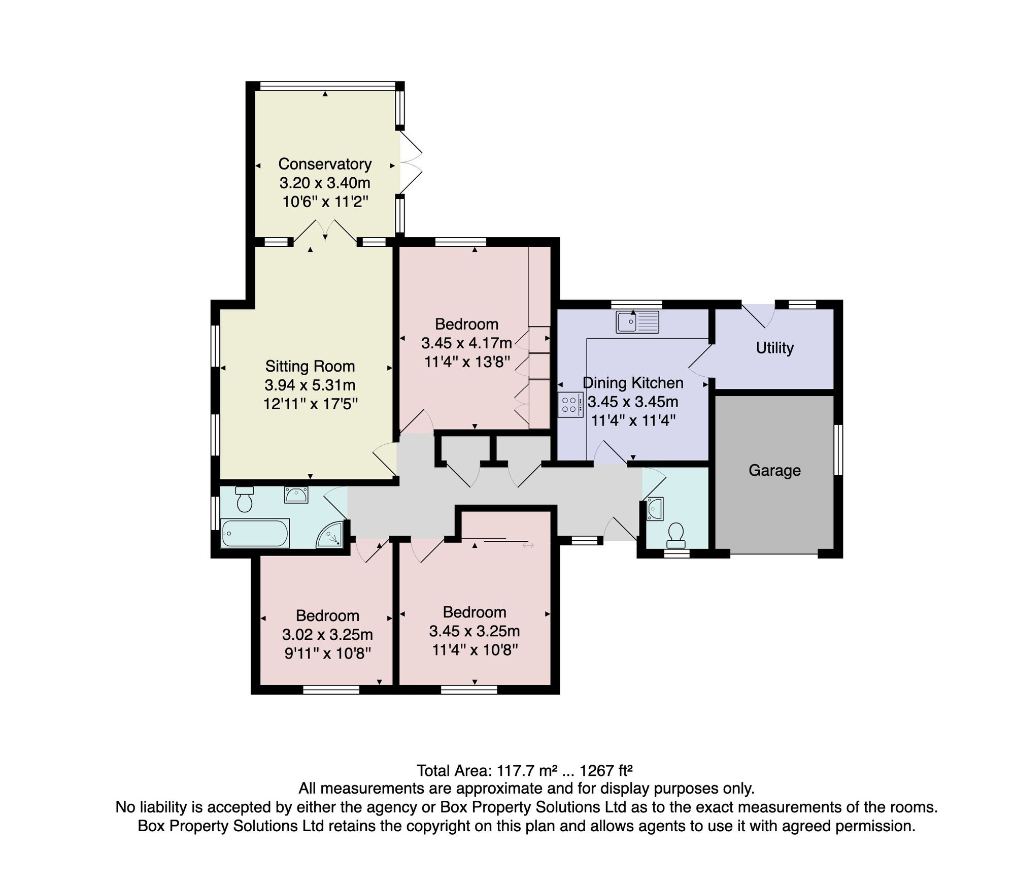 7 Hazel Close, Harrogate floorplan