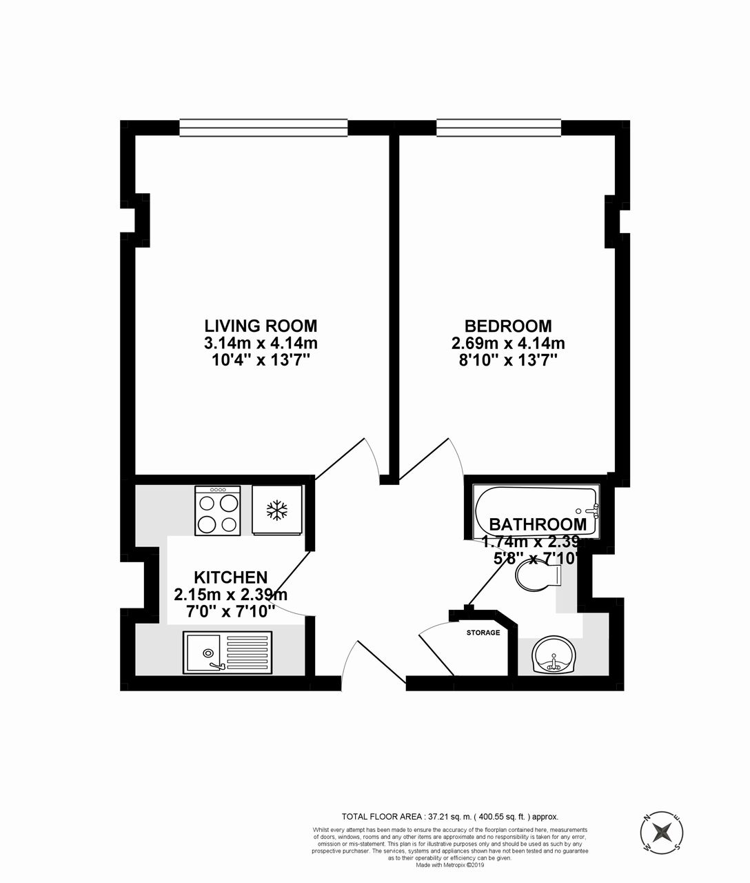 1 Bedrooms Flat to rent in North Block, County Hall Apartments, 5 Chicheley Street, London SE1