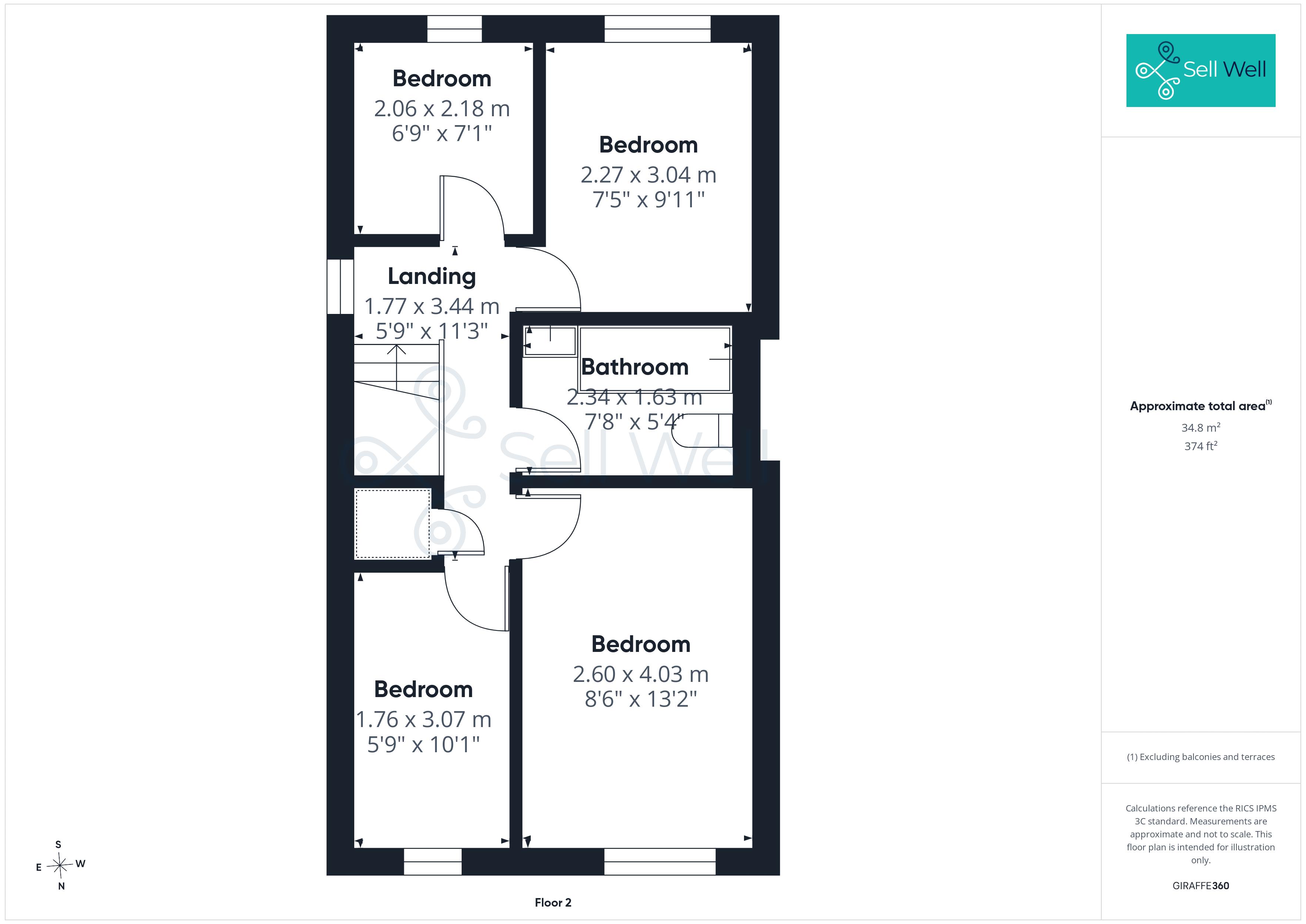 3, Lawndale Drive, Manchester floorplan