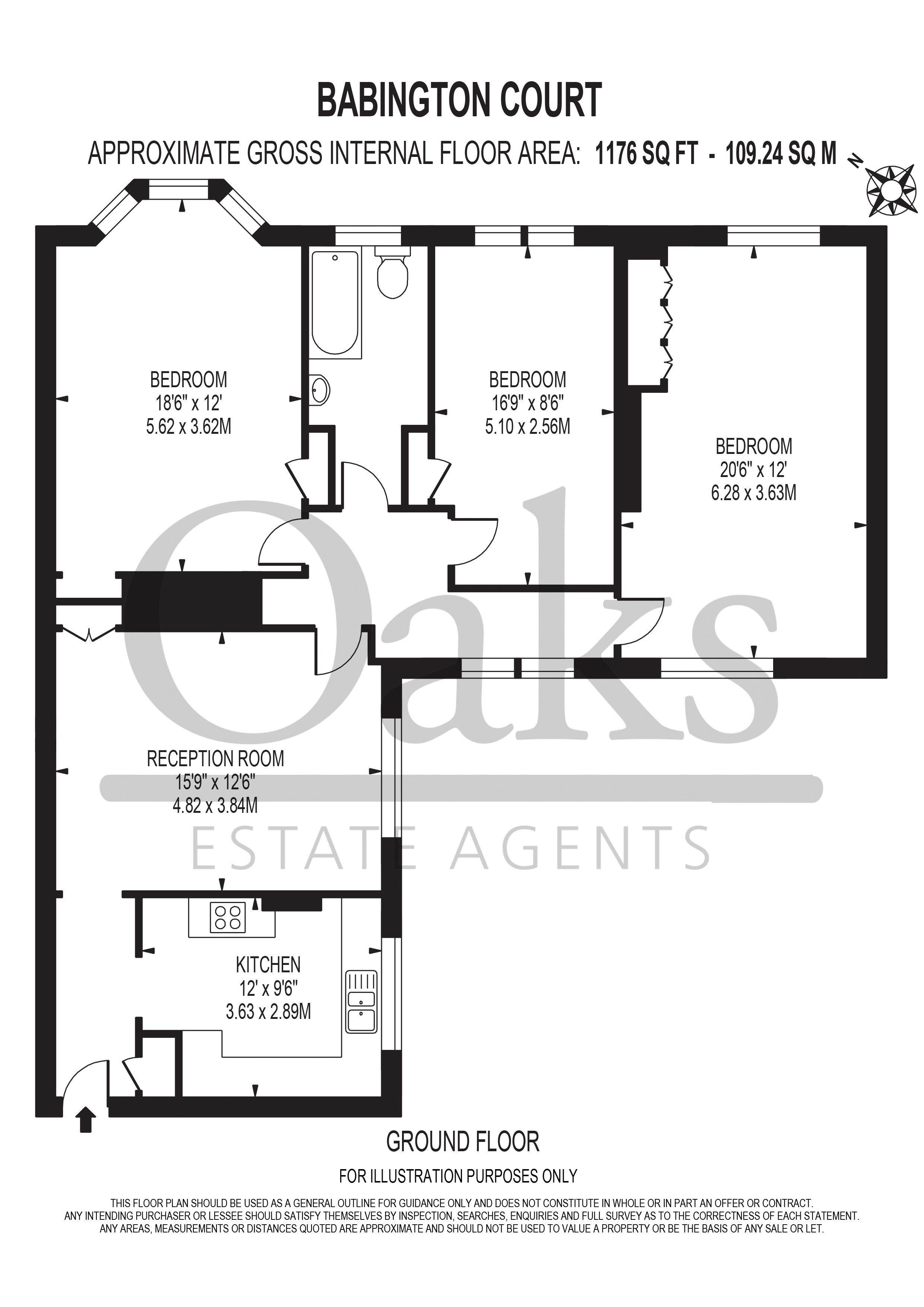 Babington Road, London SW16, 3 bedroom flat for sale 62288896