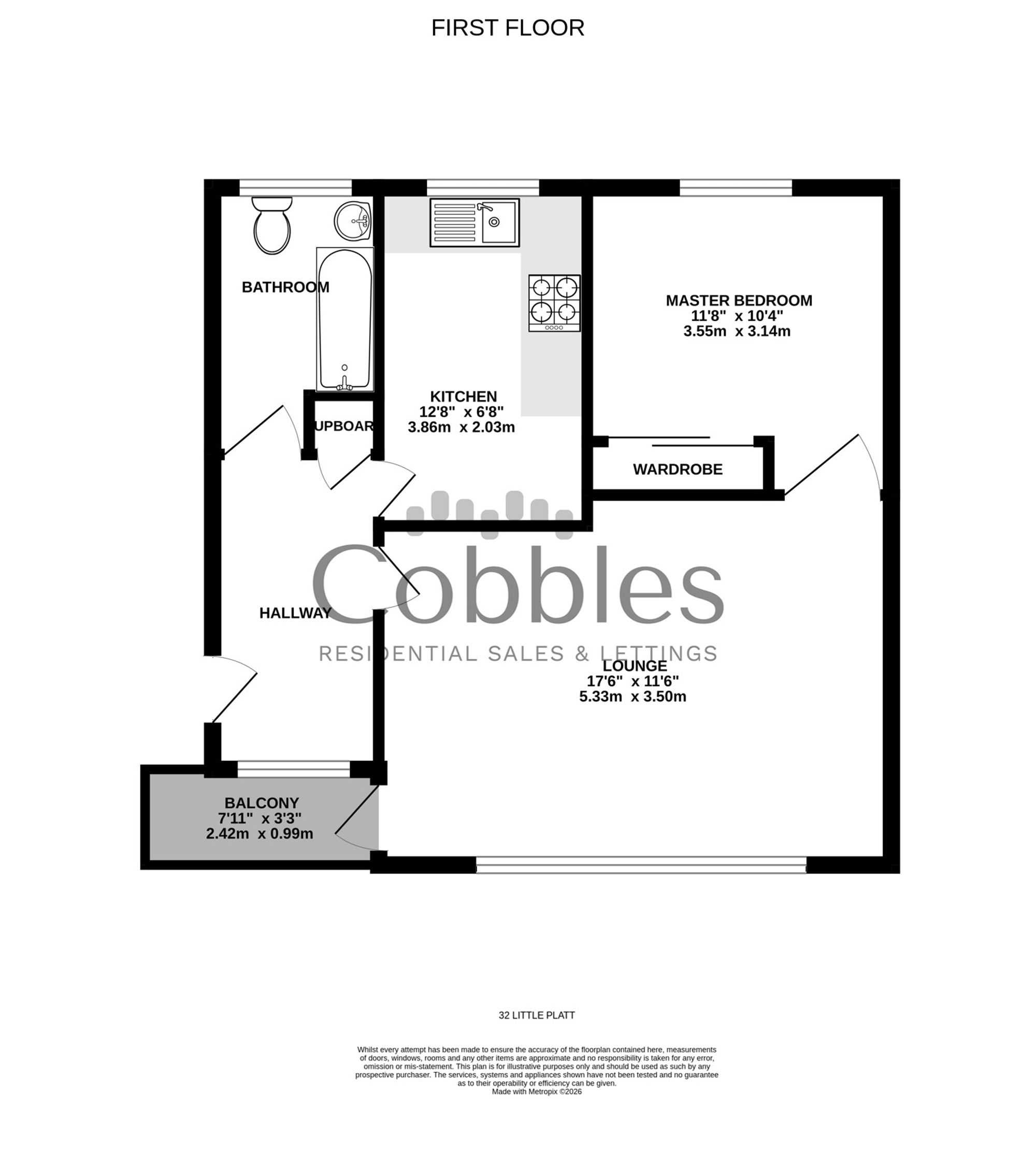 32 Little Platt, Guildford floorplan