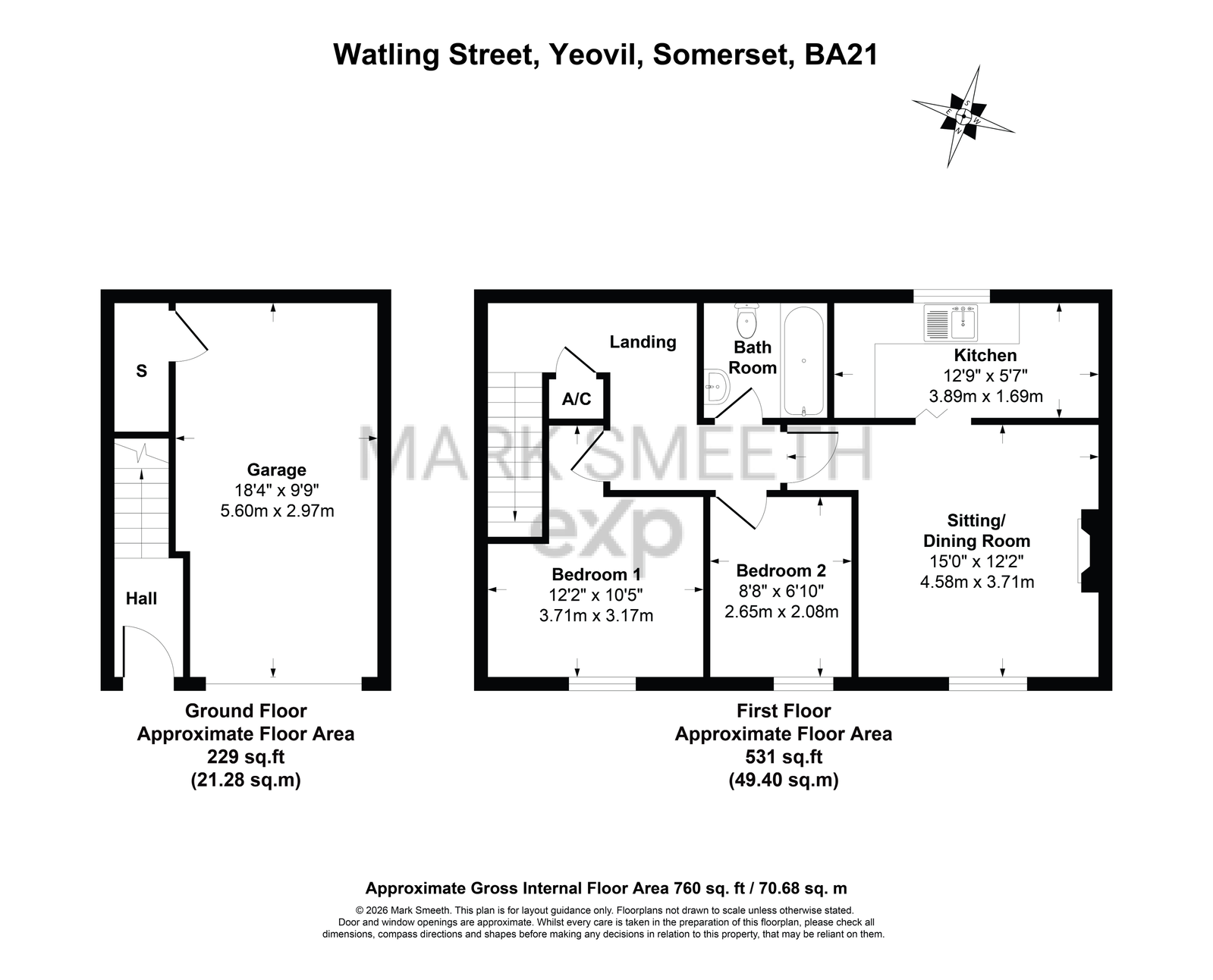 2, Watling Street, Yeovil floorplan