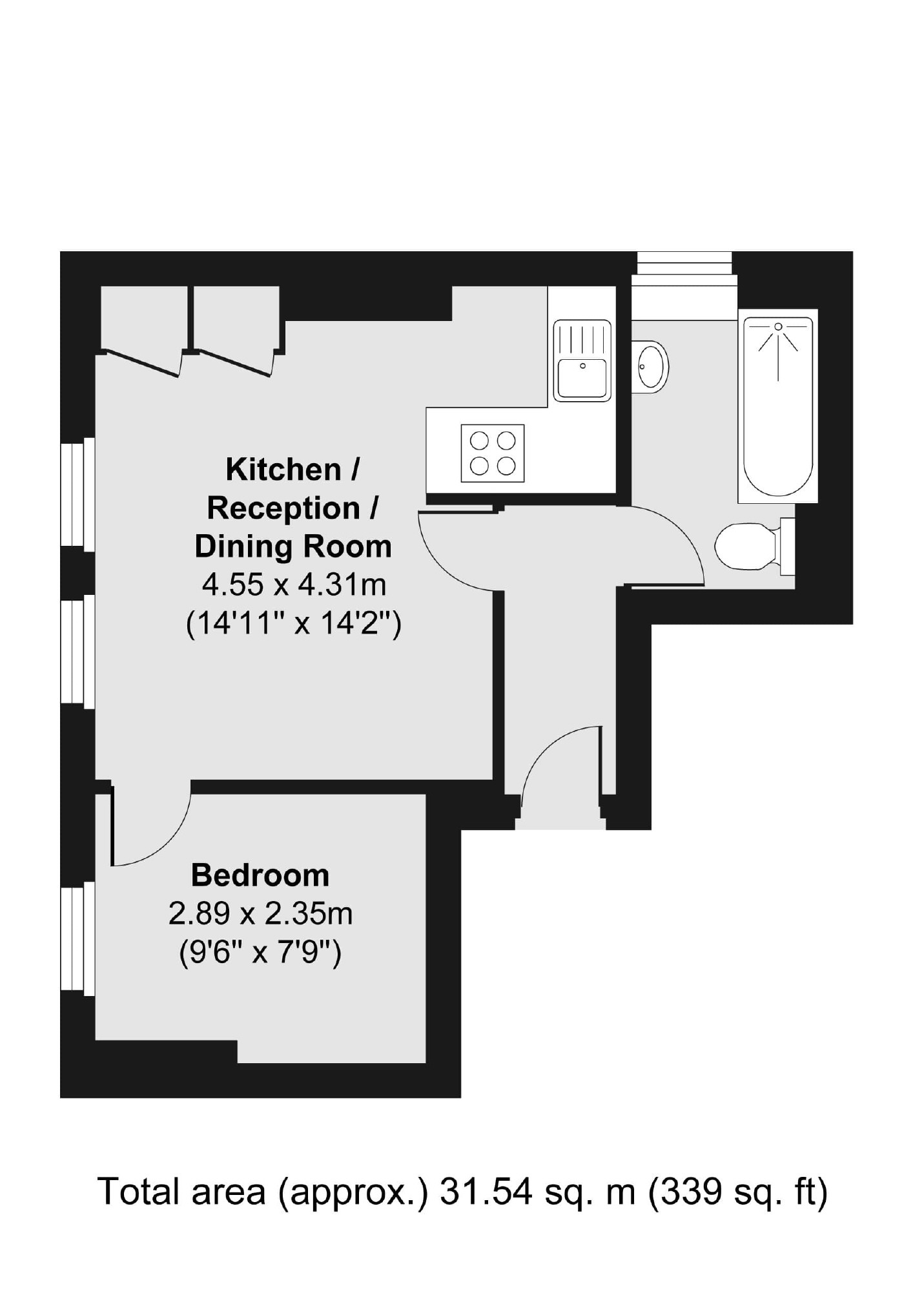 Sinclair Gardens, London W14, 1 bedroom flat for sale 63520189 PrimeLocation