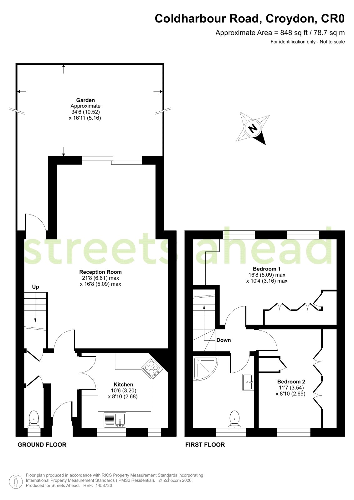 Coldharbour Road, Croydon floorplan
