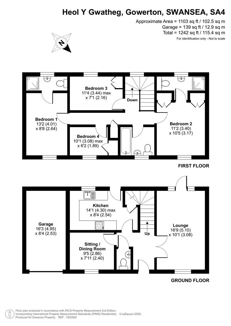 31, Heol Y Gwartheg, Swansea floorplan