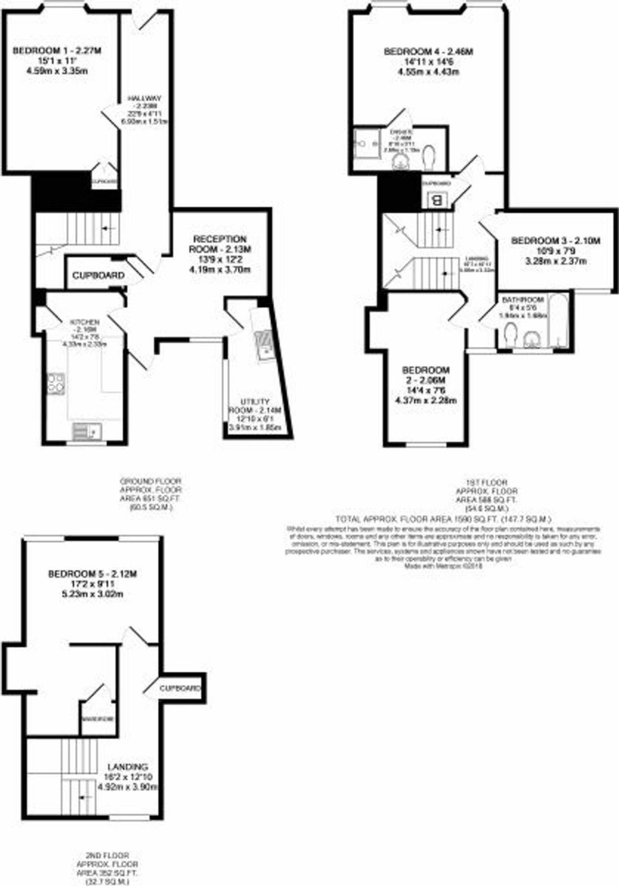 53 The Terrace, Penryn floorplan