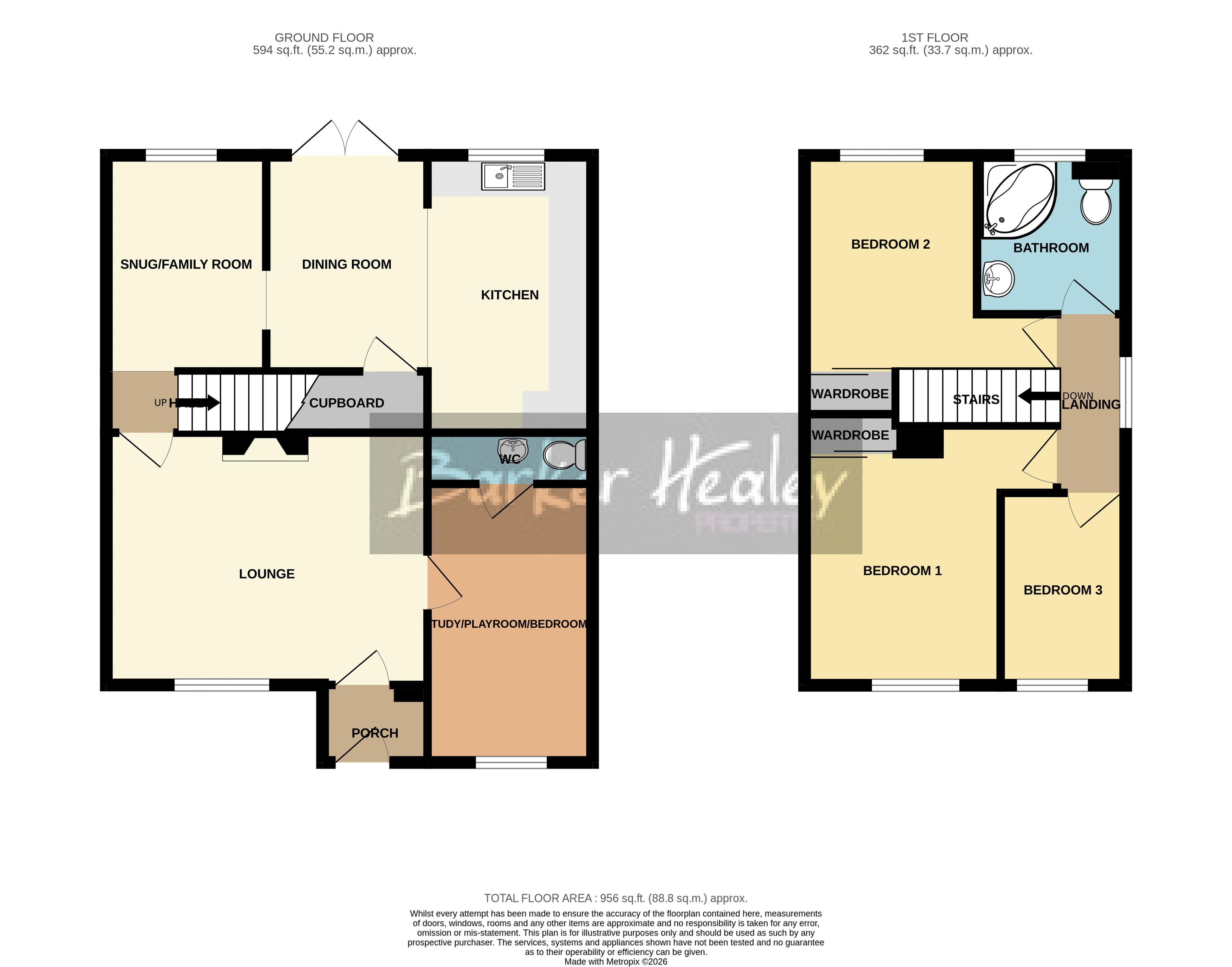 8, Sunderland Drive, Telford floorplan
