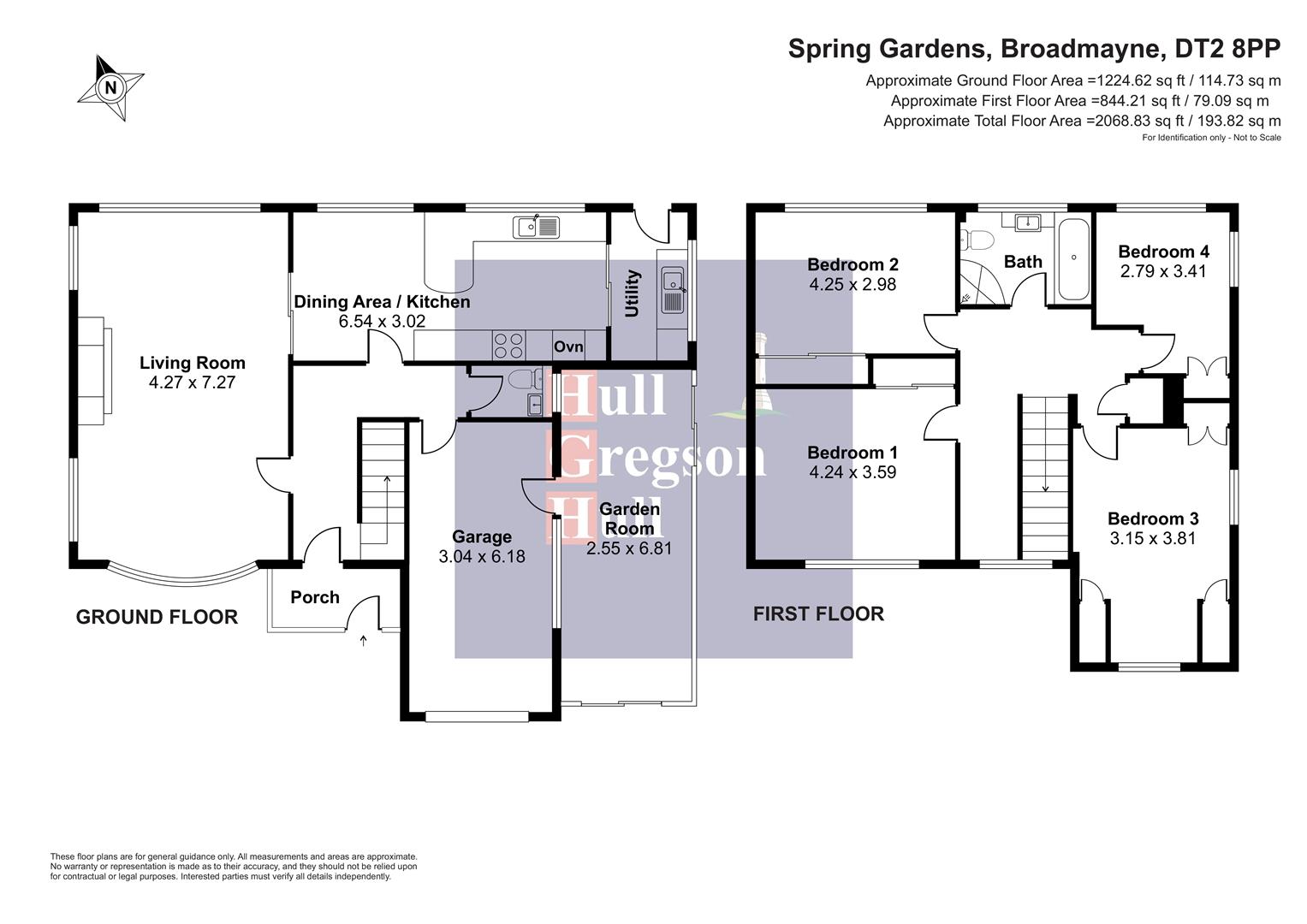 1, Spring Gardens, Dorchester floorplan