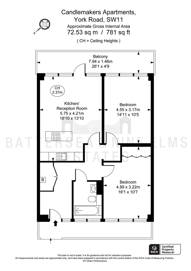 Candlemakers Apartments, York Road floorplan