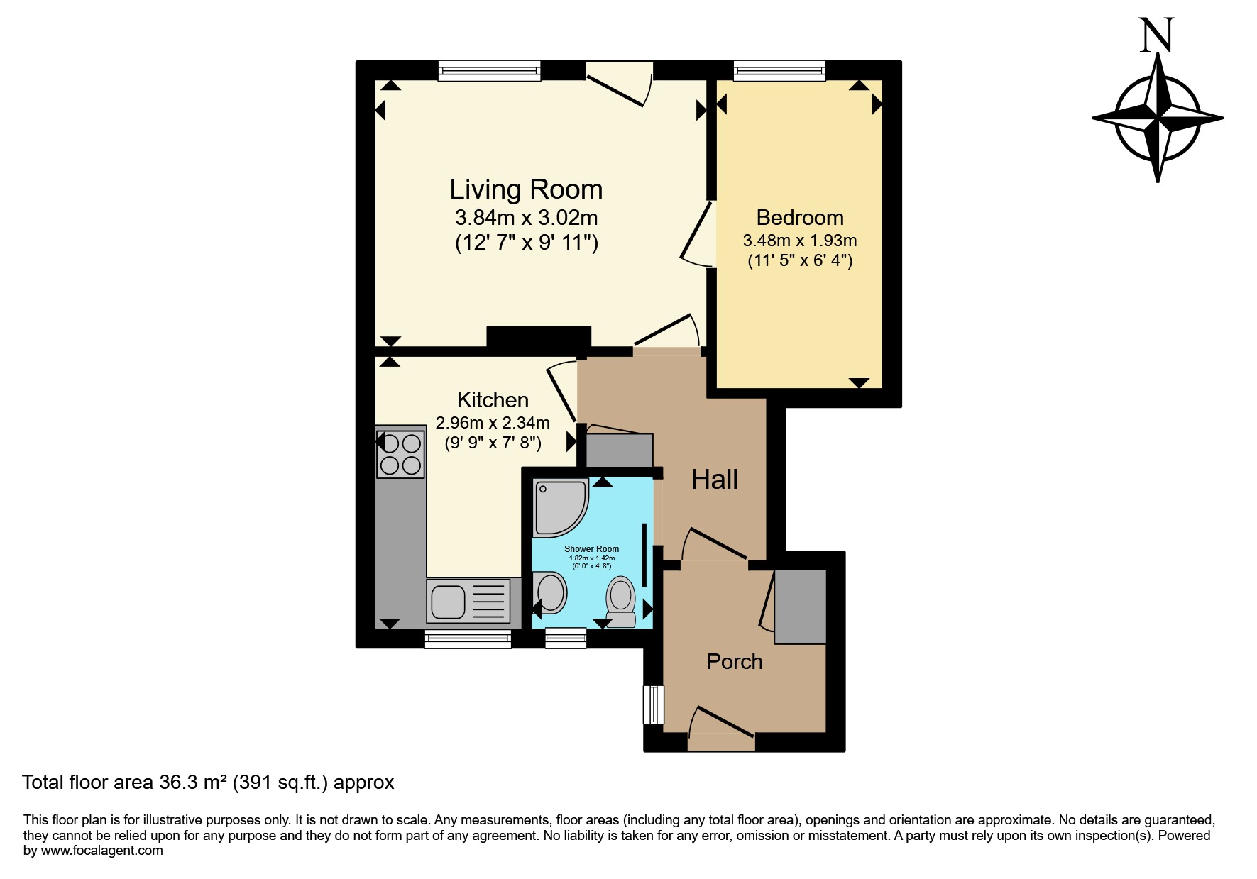 2, Gibson Close, London floorplan