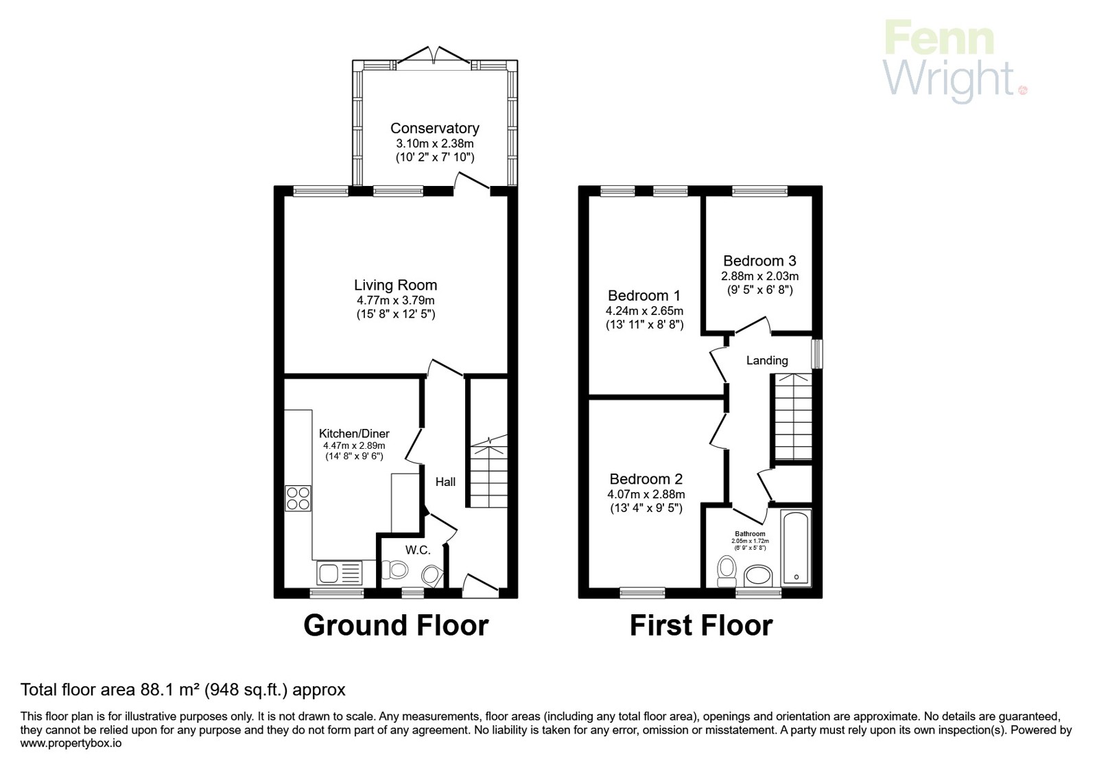 19, Carlford Close, Ipswich floorplan