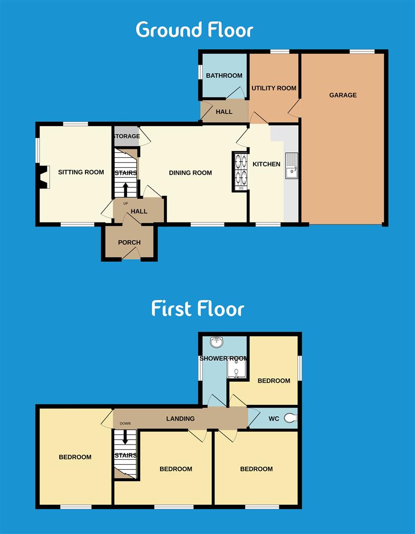 Penraddon, North Road, Lifton floorplan