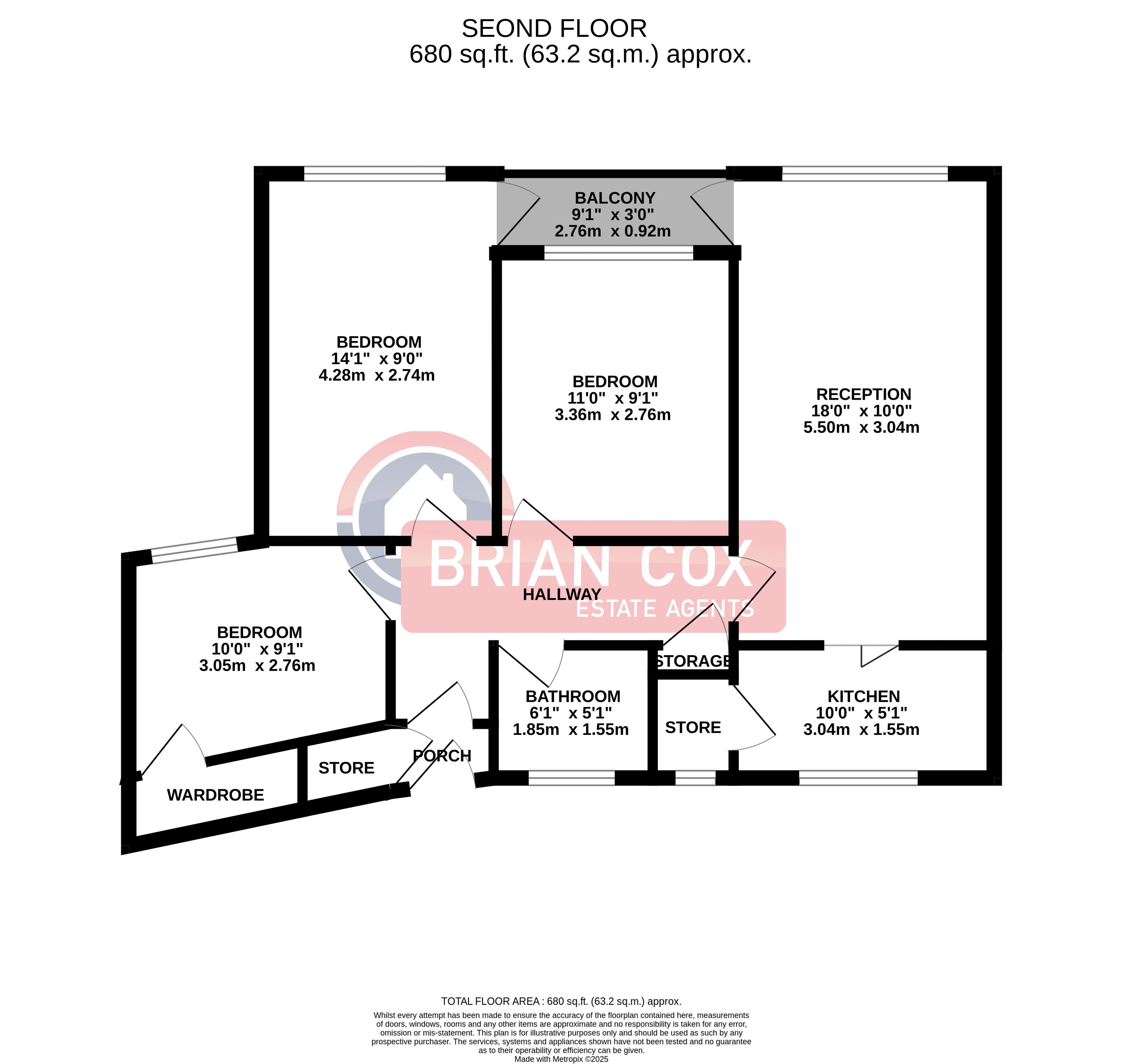 18 Sheridan Court, Whitton Avenue West, Northolt floorplan