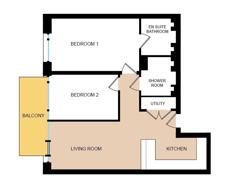 2 Bedrooms Flat to rent in Deveraux House, London SE18