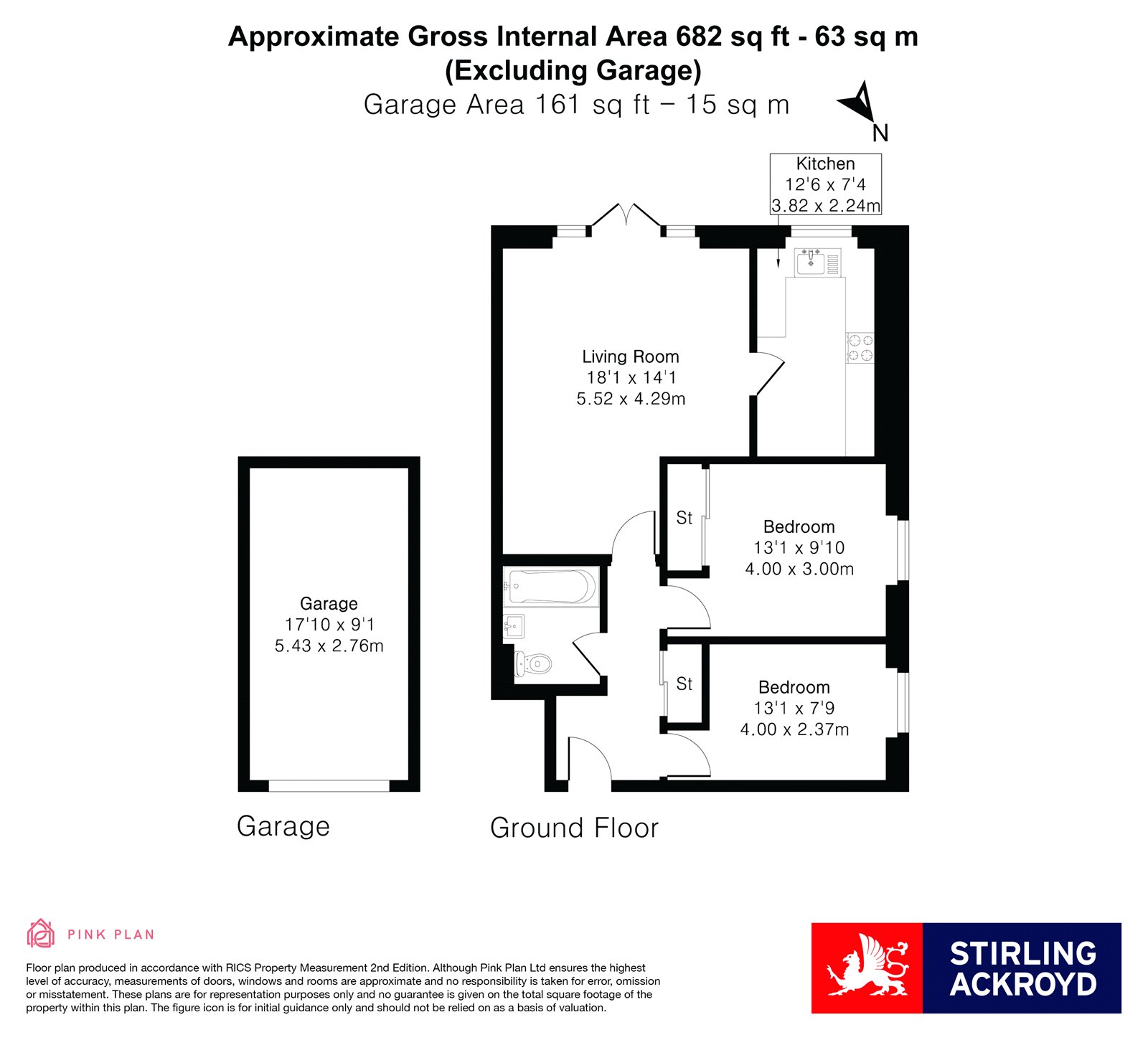 3 The Birches,, Heathside, Hounslow floorplan