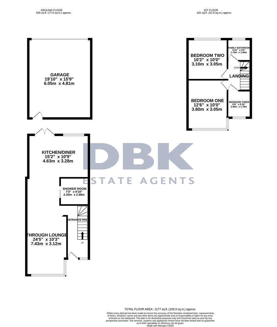 78, Hadley Gardens, Norwood Green floorplan