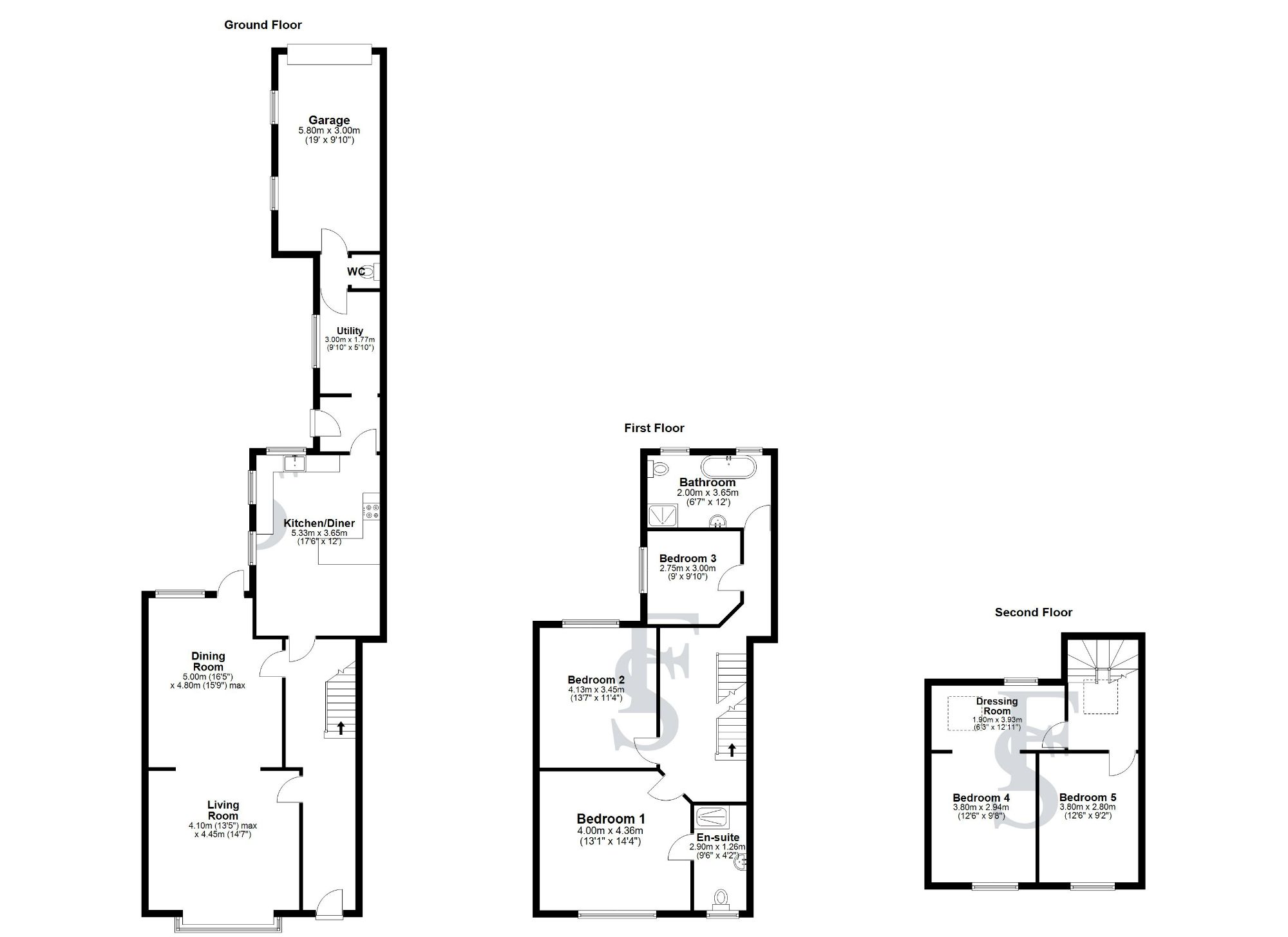 61 Knighton Drive, Leicester floorplan