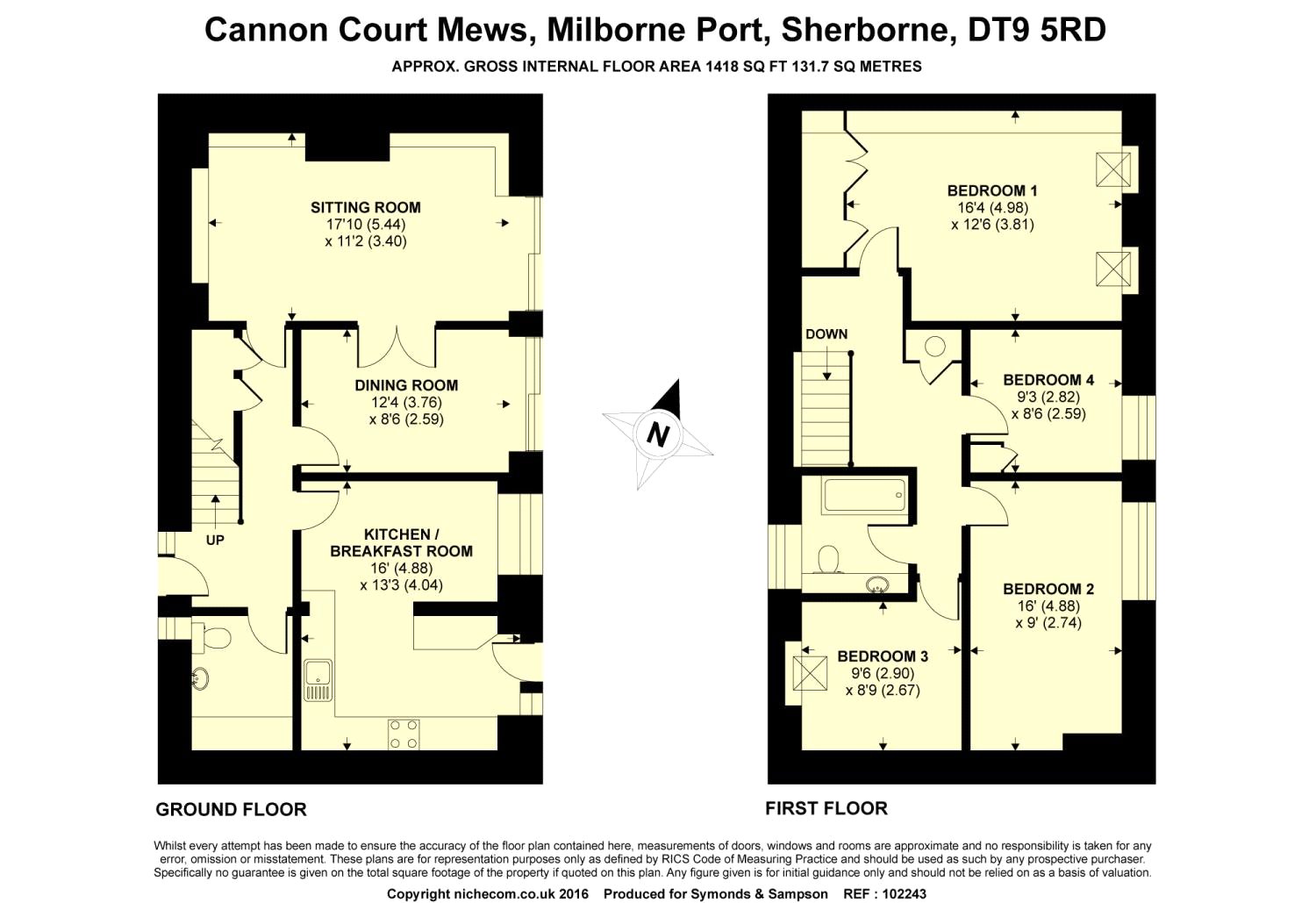 4 Bedrooms End terrace house to rent in Cannon Court Mews, Milborne Port, Sherborne, Somerset DT9