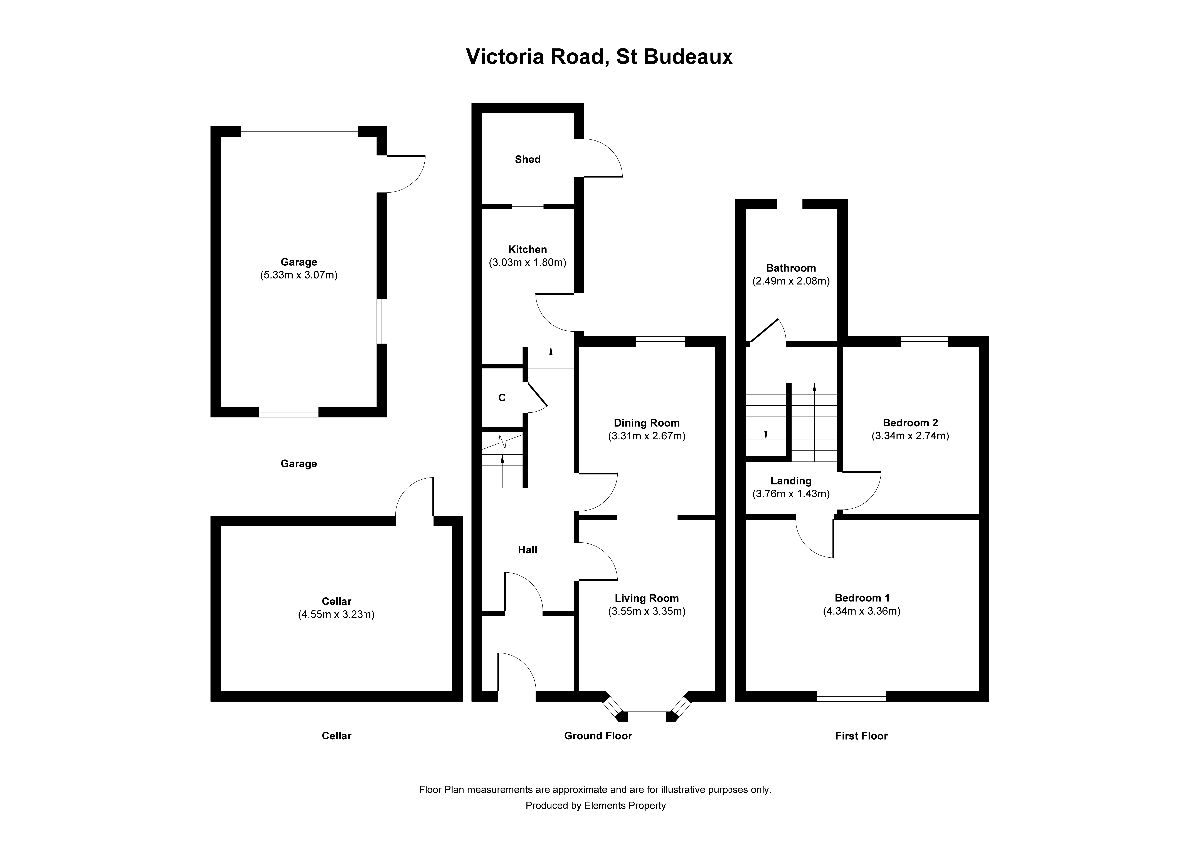 255 Victoria Road, Plymouth floorplan