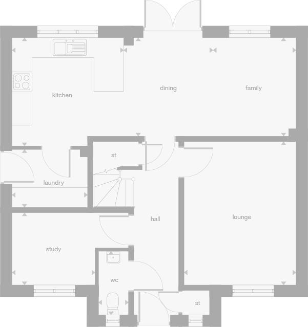 26, Felks Stile Road, Off Blackmoorfoot Road, Huddersfield floorplan