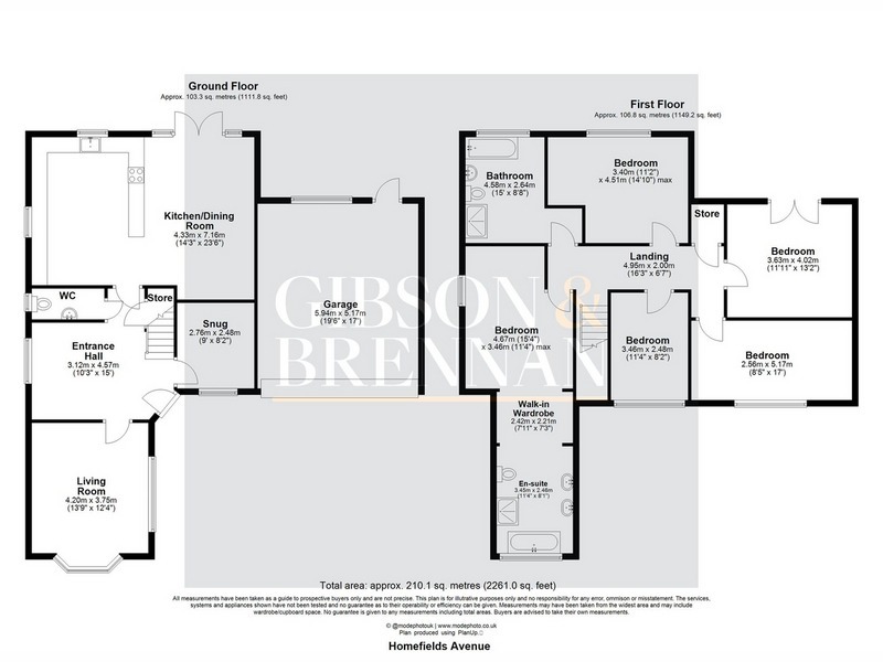 73 Homefields Avenue, Benfleet, Essex floorplan