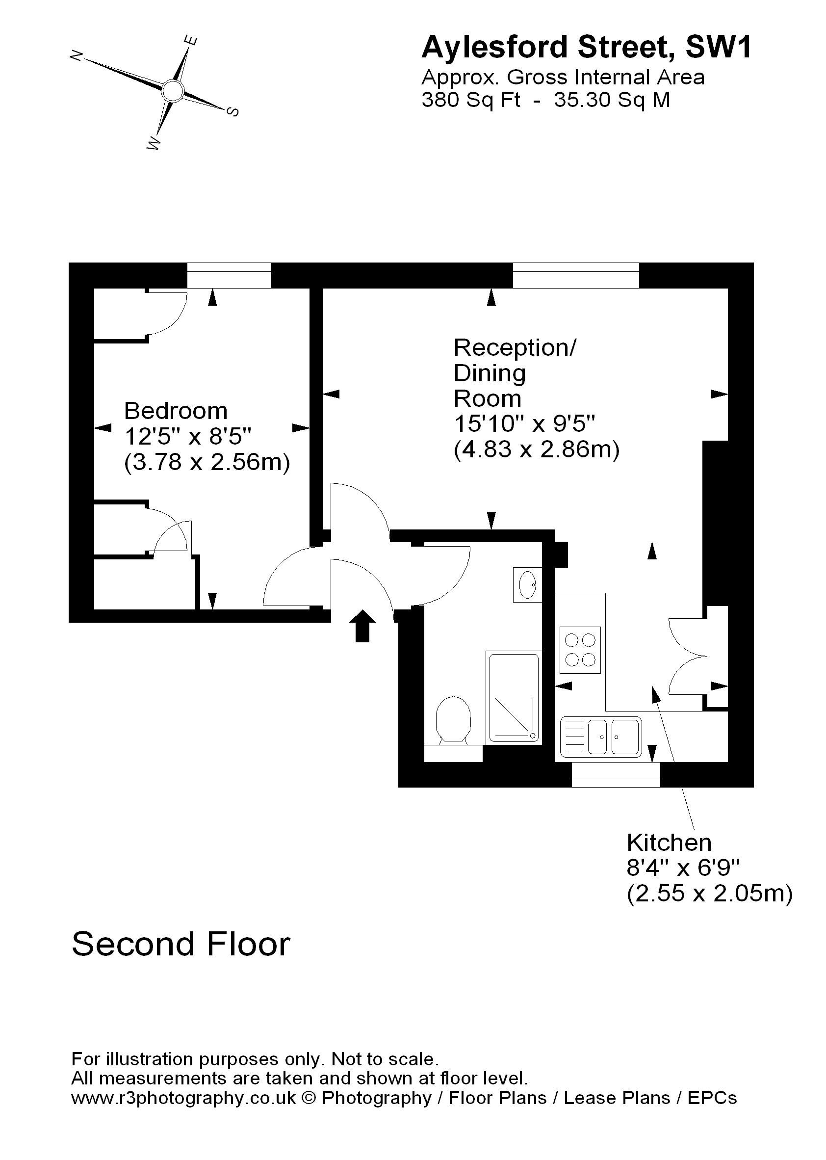 1 Bedrooms Flat to rent in Aylesford Street, London SW1V
