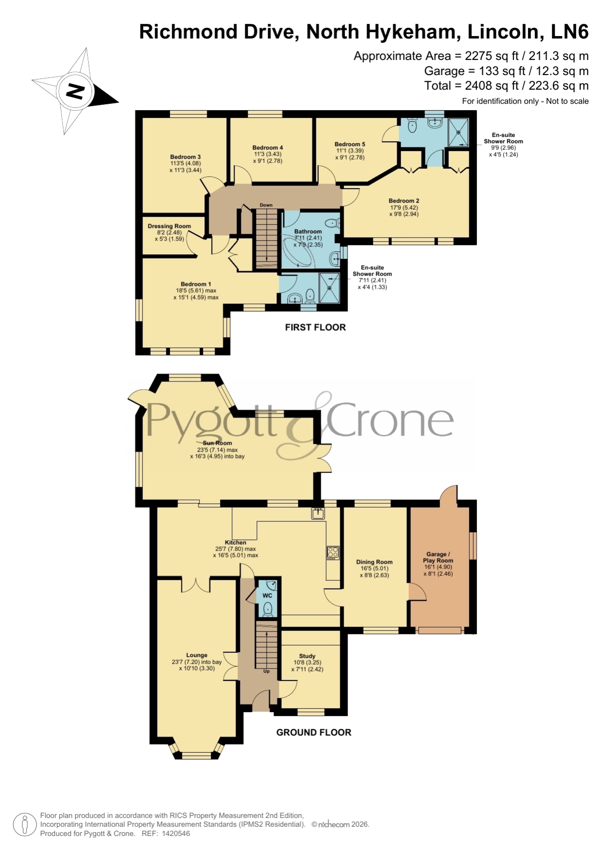 33, Richmond Drive, Lincoln floorplan
