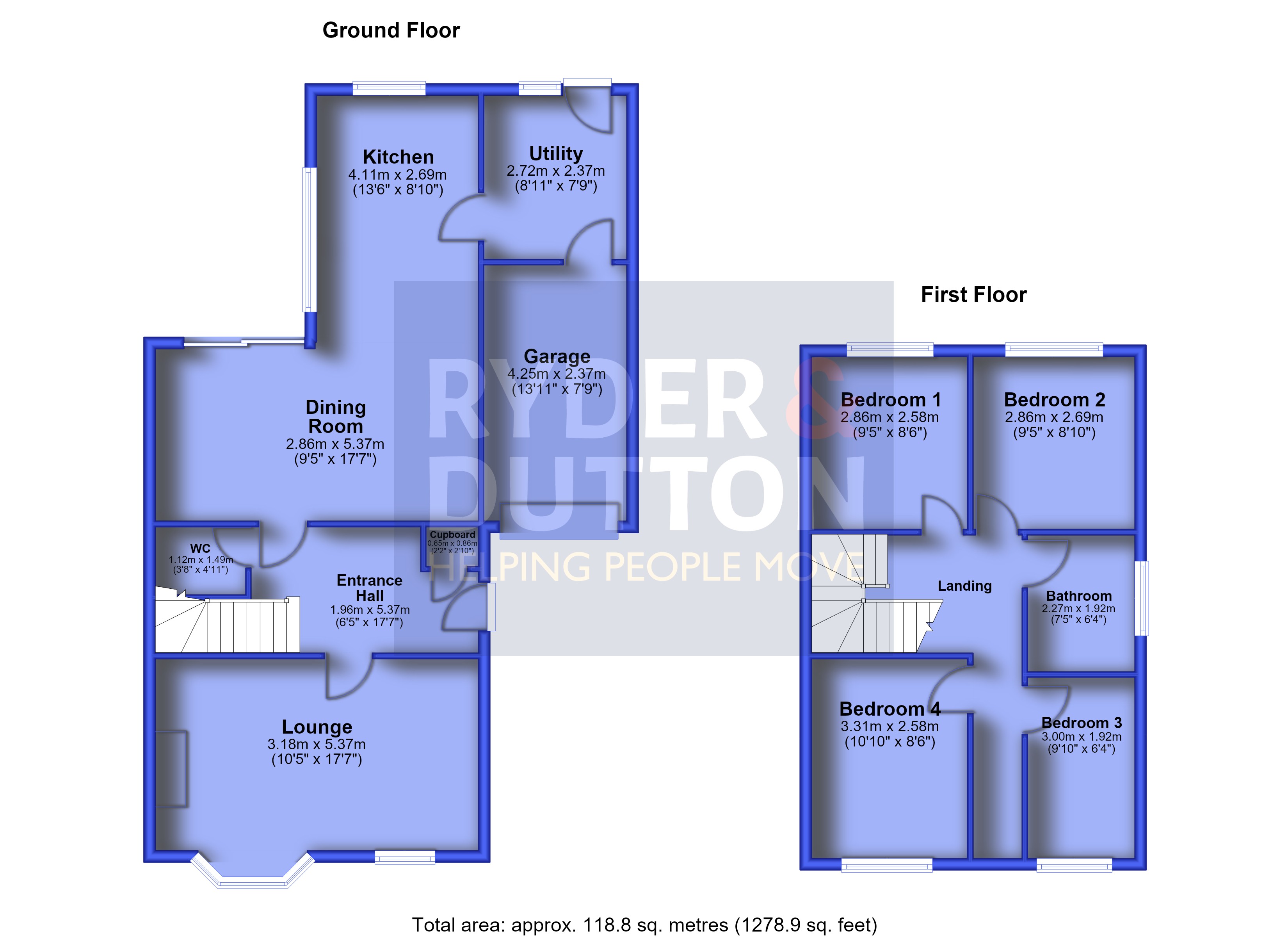 15, Crowshaw Drive, Rochdale floorplan
