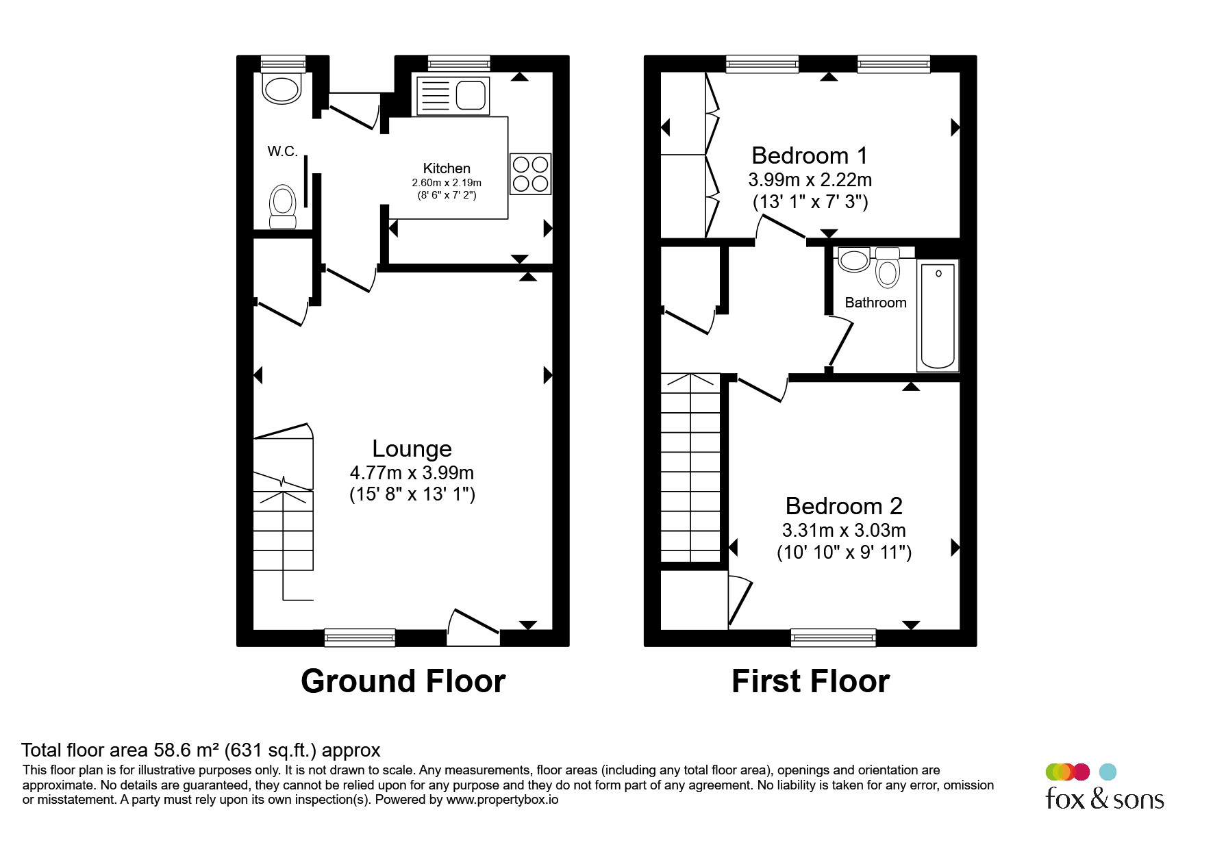 55, Eastgate Gardens, Taunton floorplan