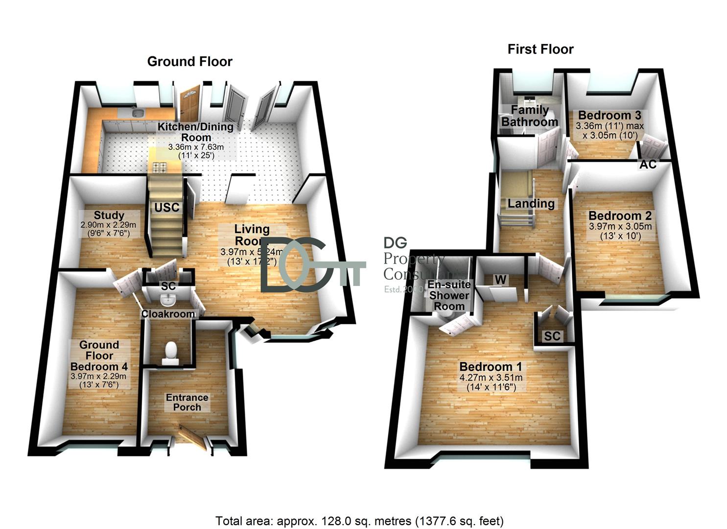 24, Meadow Road, Toddington floorplan