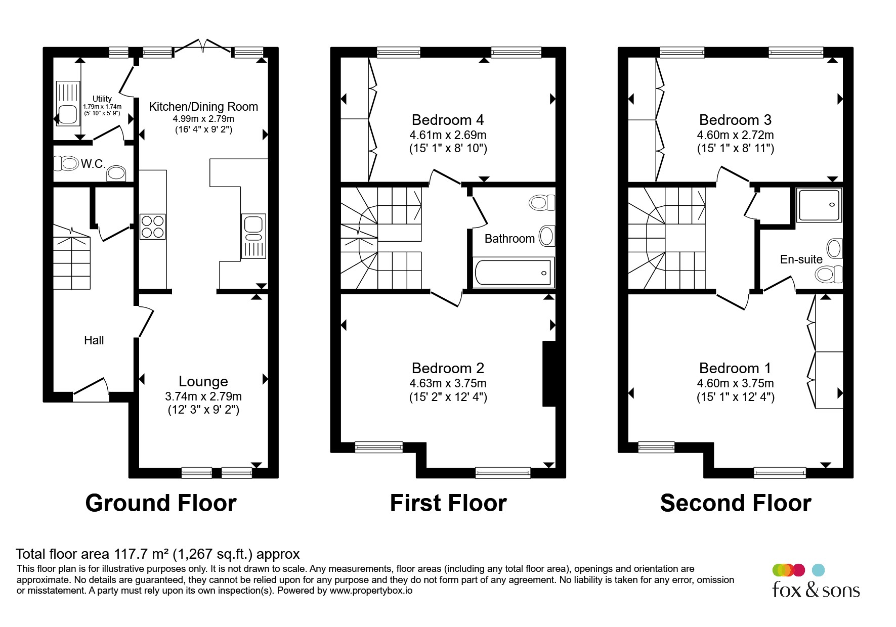 8, Burge Crescent, Taunton floorplan
