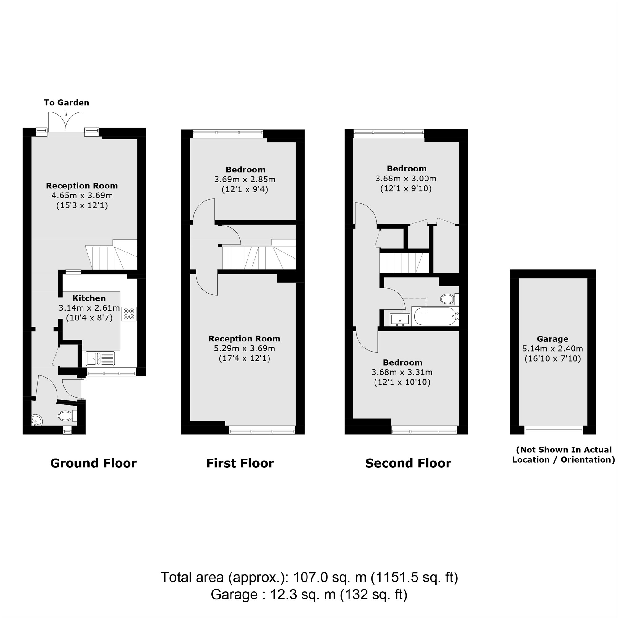 6 Academy Court, Fordbridge Road, Sunbury-On-Thames floorplan
