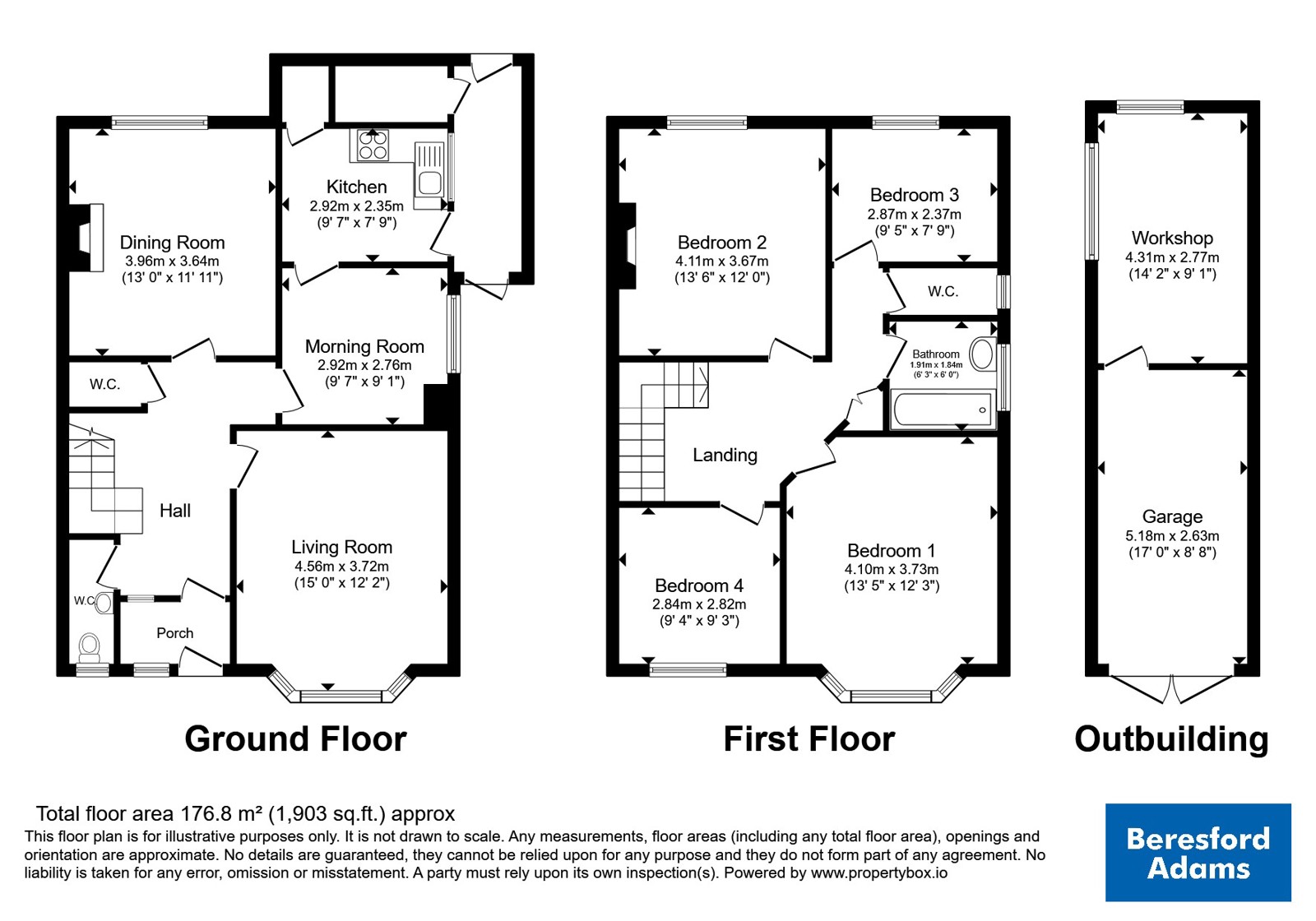 76, Western Avenue, Cheshire floorplan
