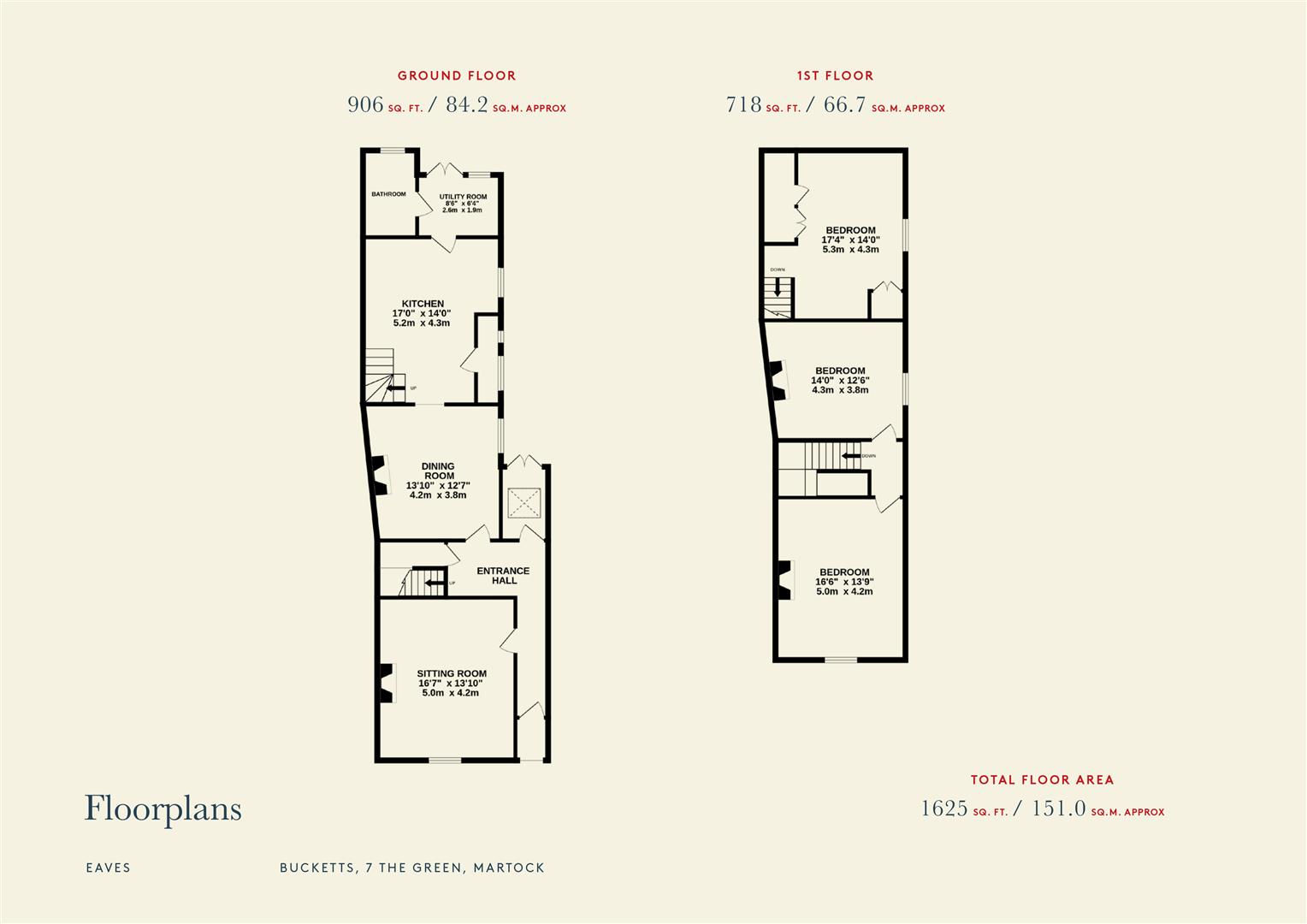 Bucketts, 7, The Green, Martock floorplan