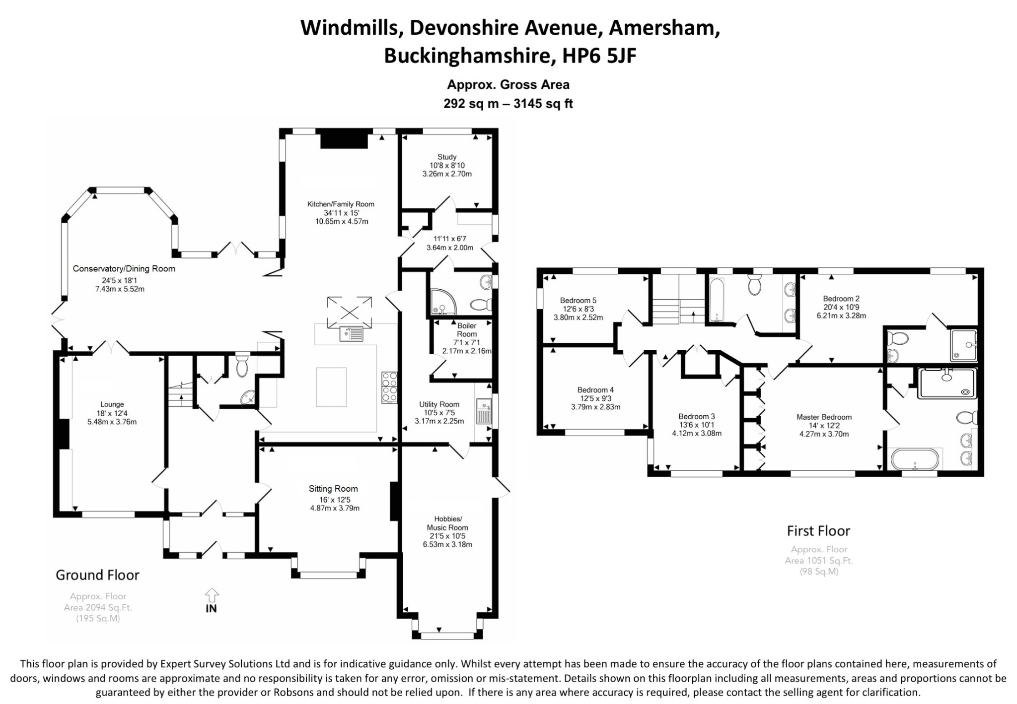 5 Bedrooms Detached house for sale in Devonshire Avenue, Amersham HP6