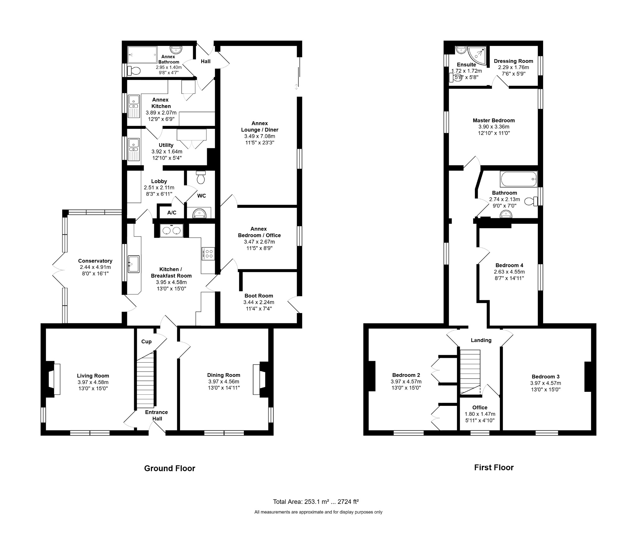 Ferndale, Chalk Road, Wisbech floorplan