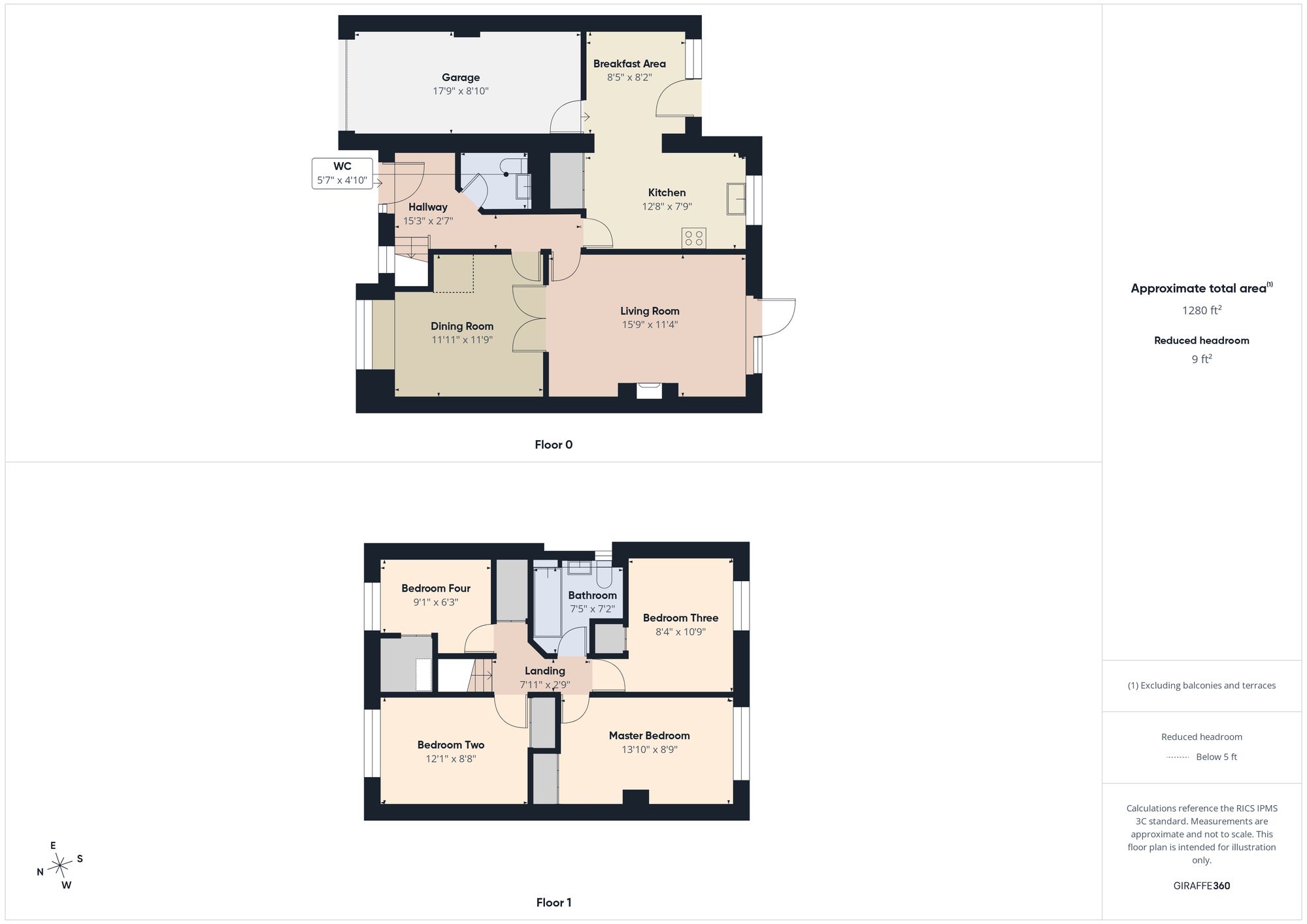 4 Ballamoor Close, Reading floorplan