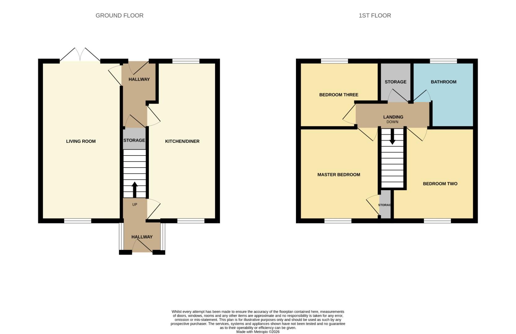 30, Beechfield, Newton Aycliffe floorplan