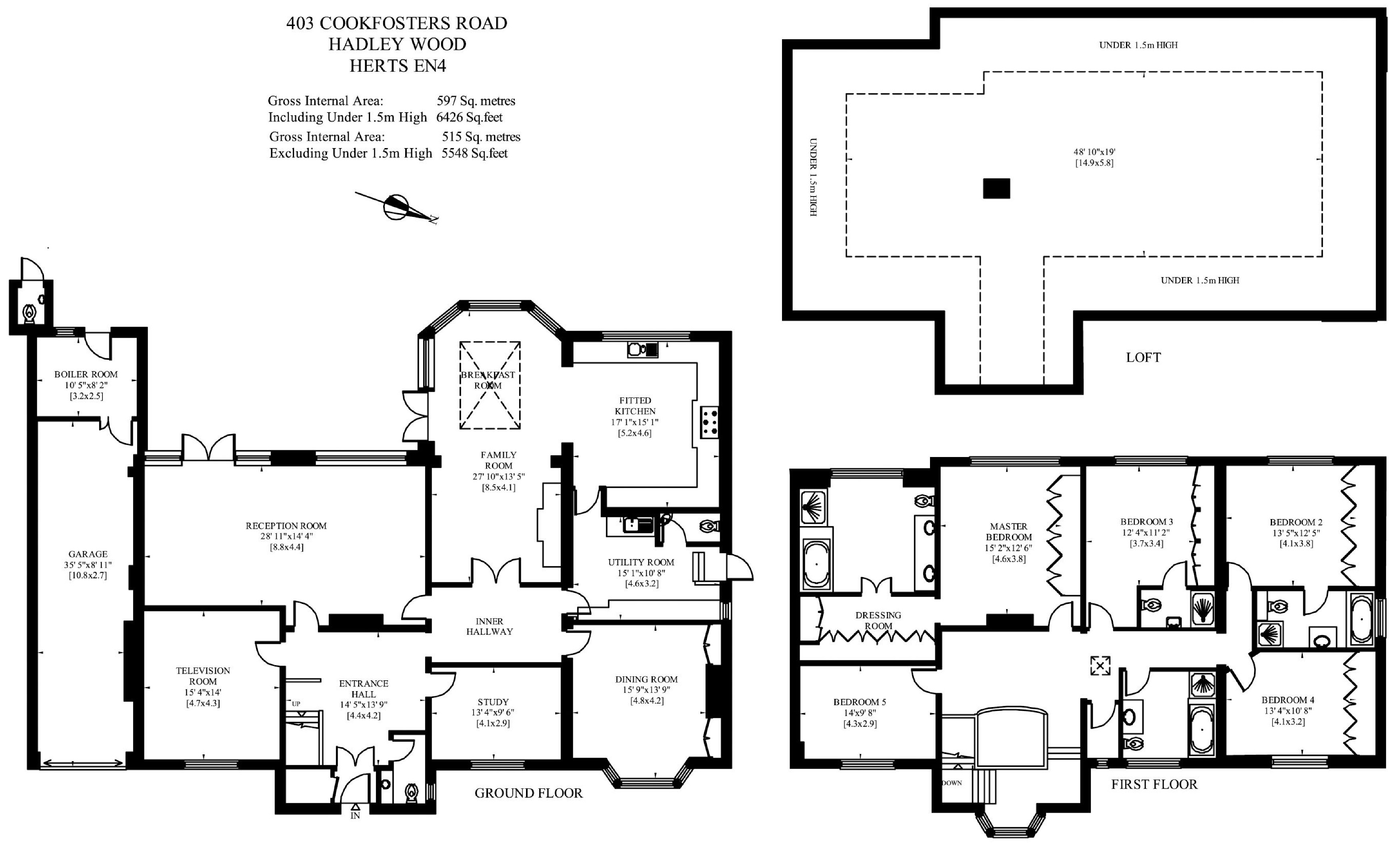 Cockfosters Road, Hertfordshire floorplan