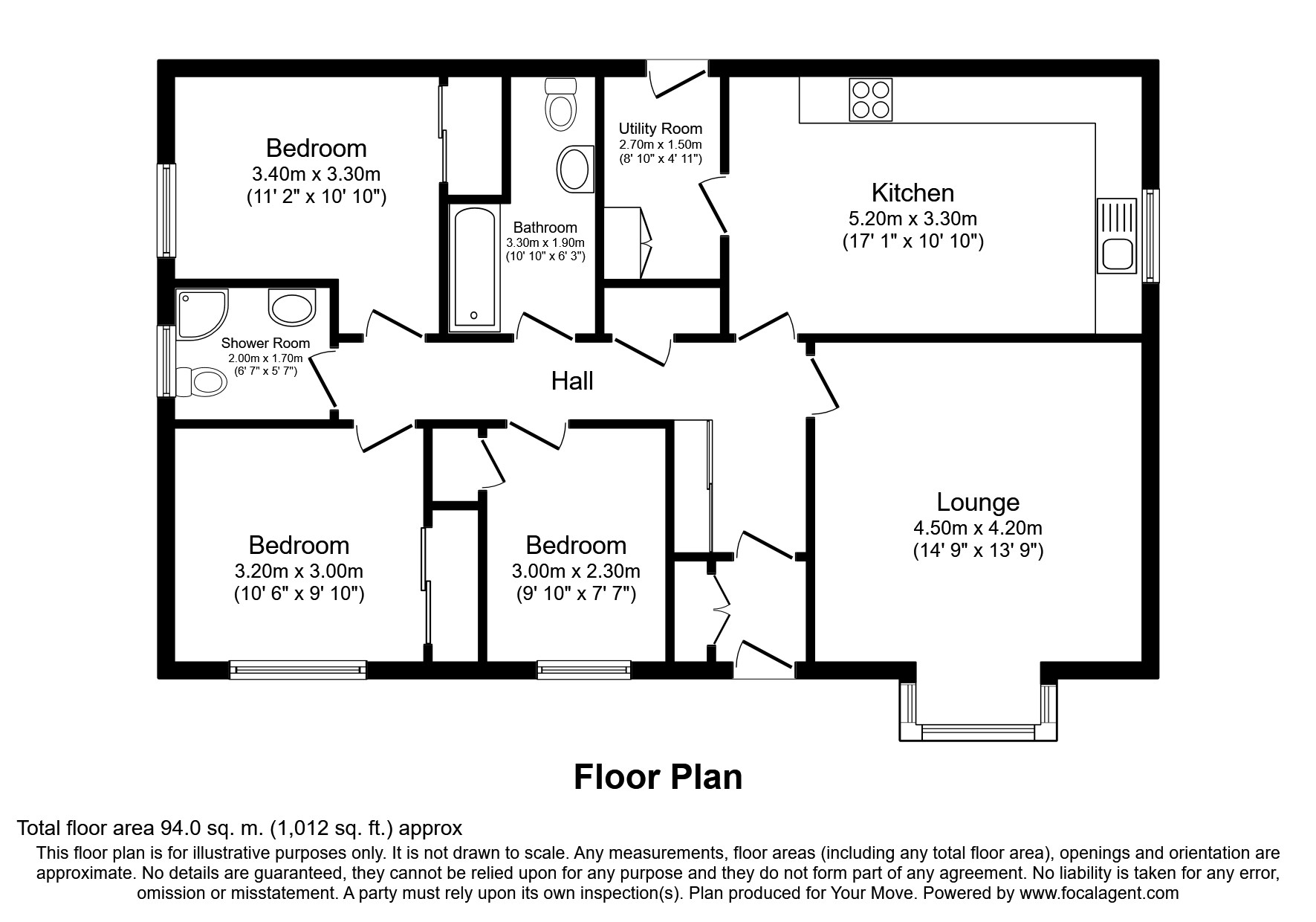 Cuthil Avenue, Keith, Moray AB55, 3 bedroom bungalow for sale